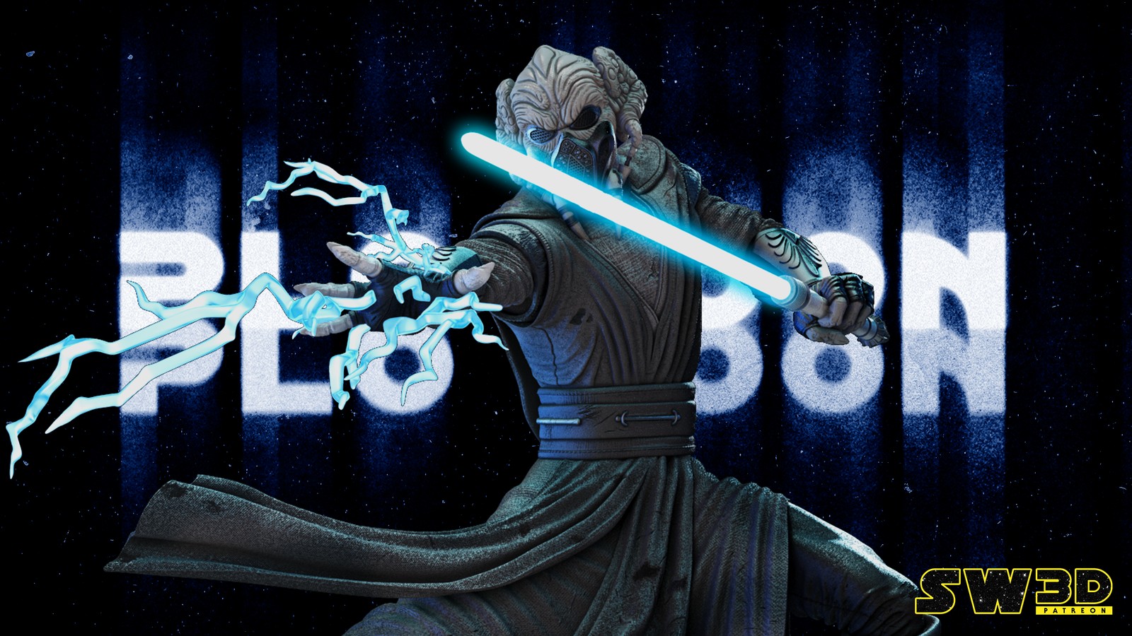 Plo Koon Sculpture