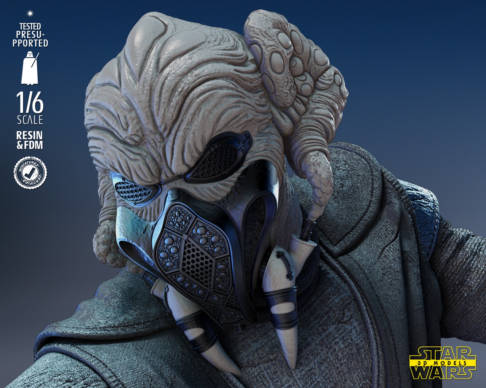 Plo Koon Sculpture - Image 3