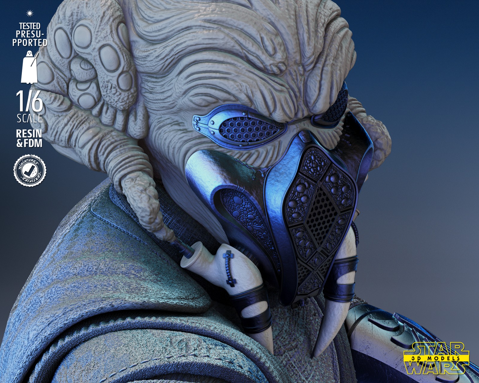Plo Koon Sculpture - Image 4