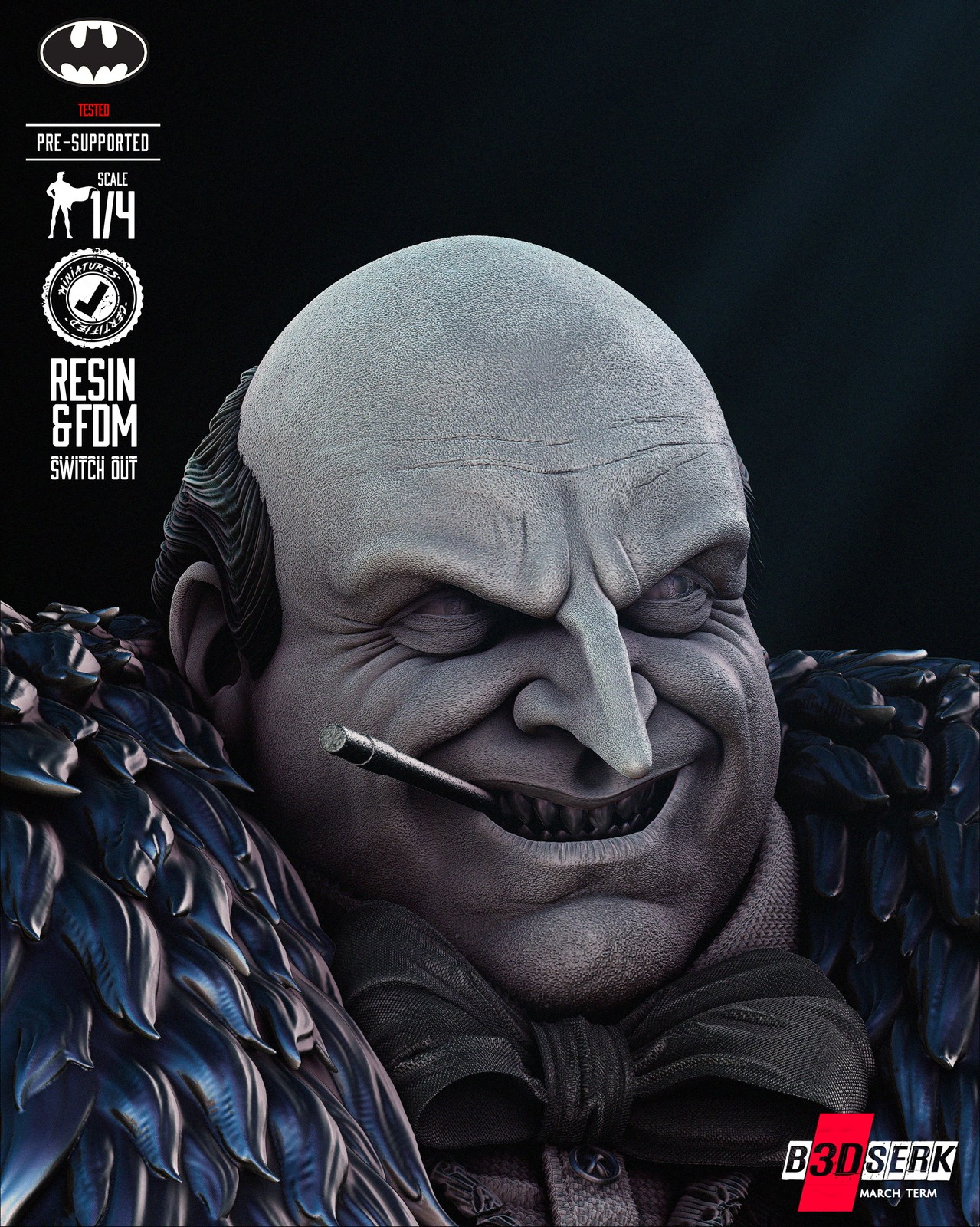 Penguin Portrait Bust - Image 4