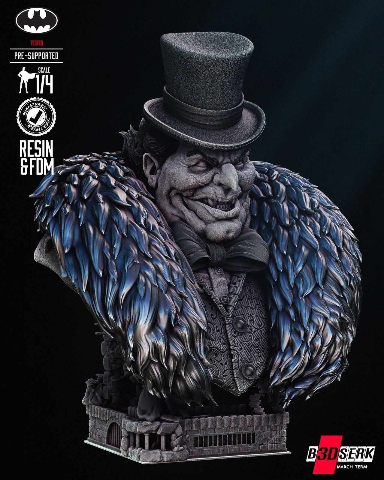 Penguin Portrait Bust - Image 5