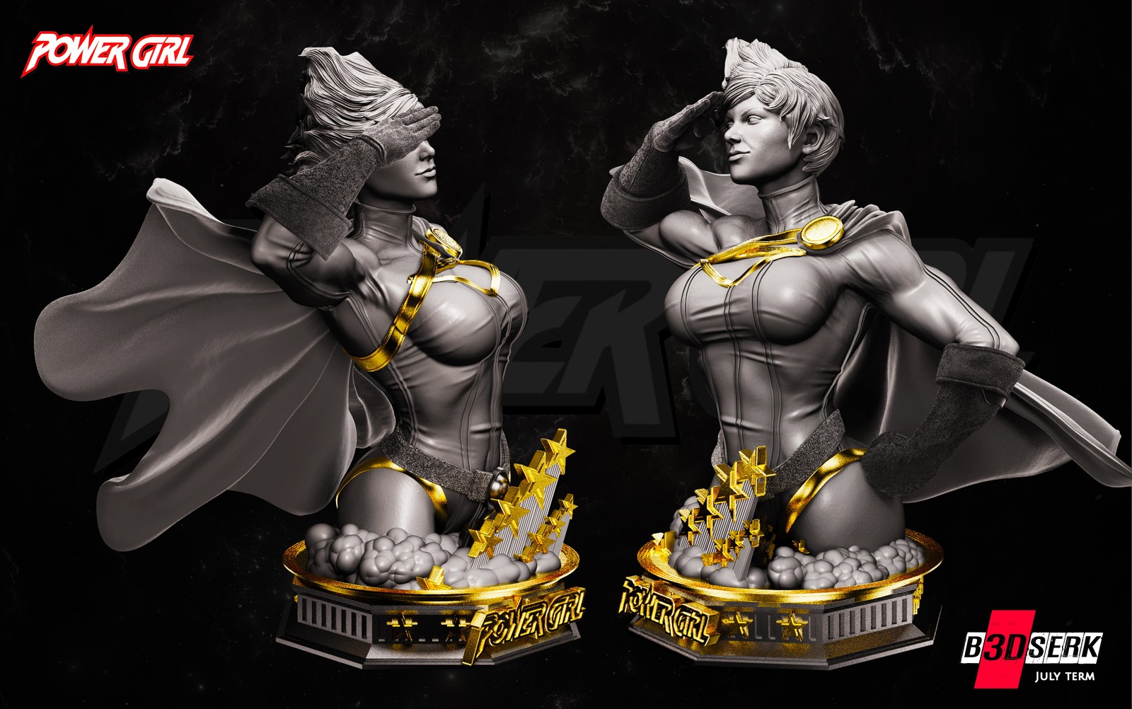 Power Girl Bust 1/4 - Image 2