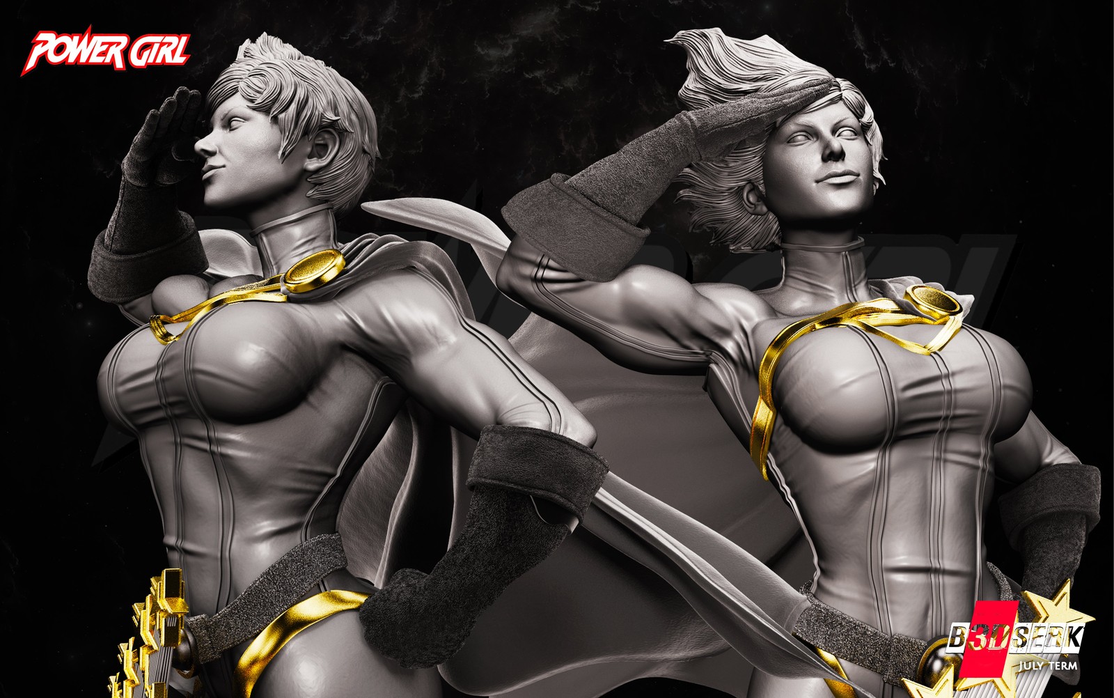 Power Girl Bust 1/4 - Image 4