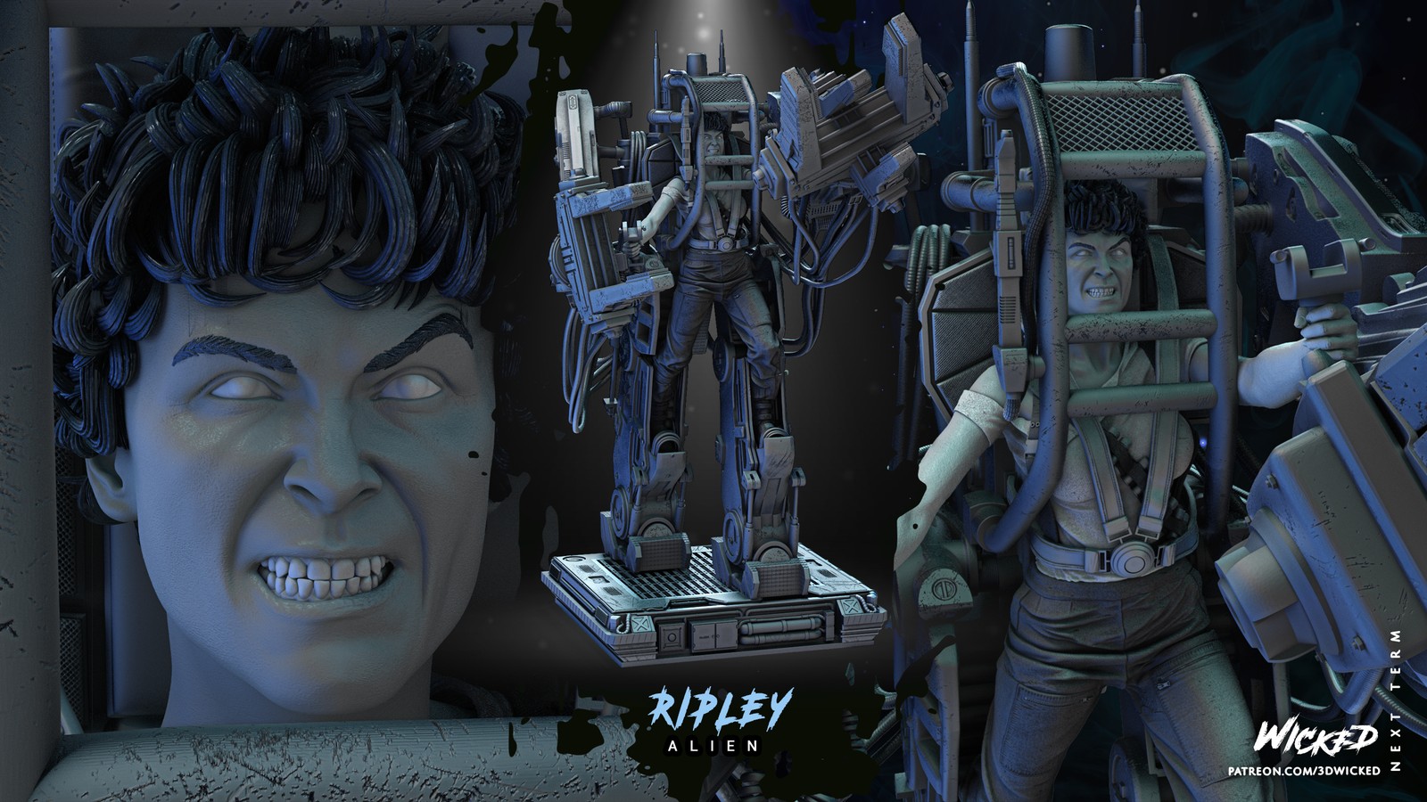 Power Loader and Ripley Sculpture - Image 2