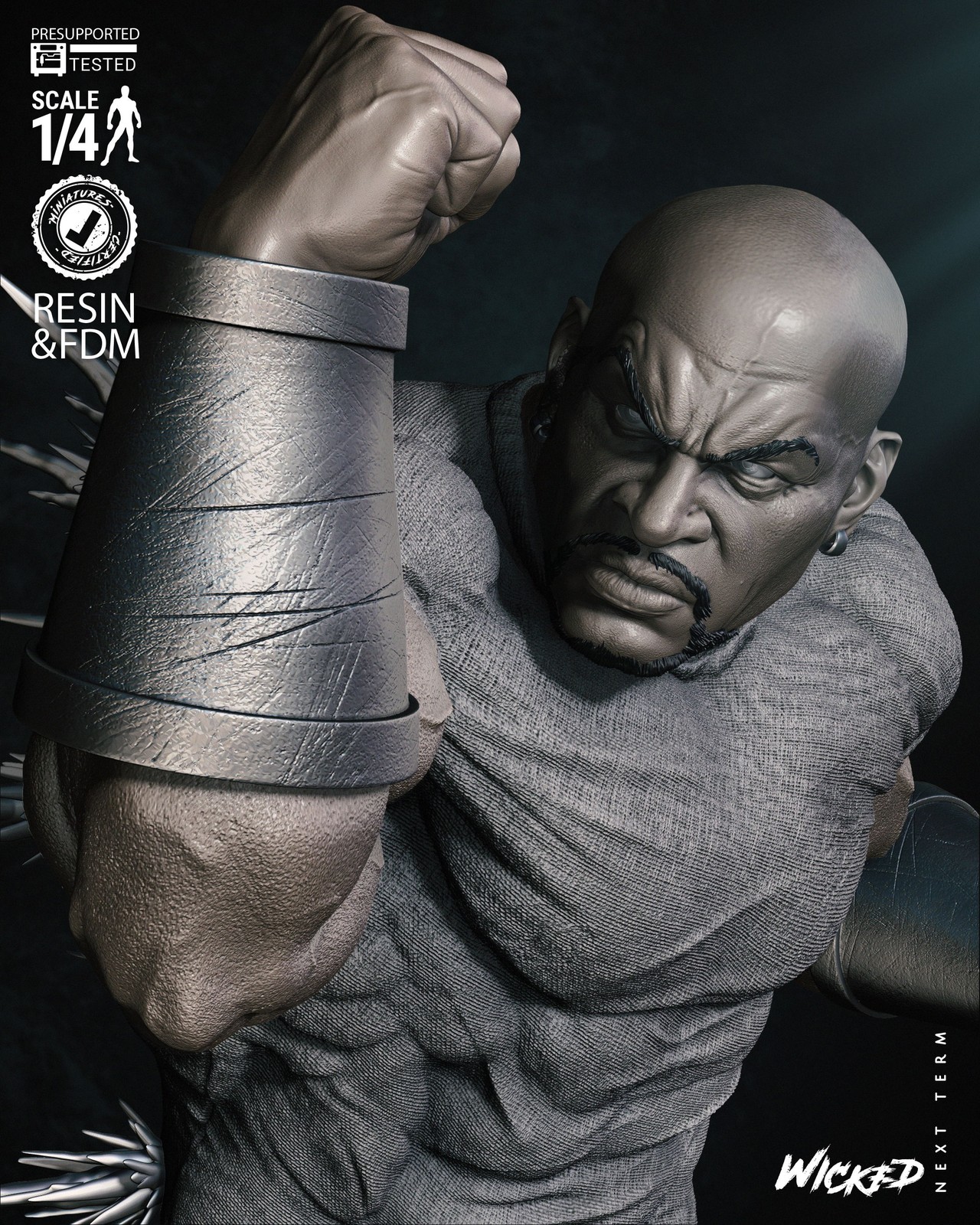 Marvel Luke Cage Power Man Bust - Image 2