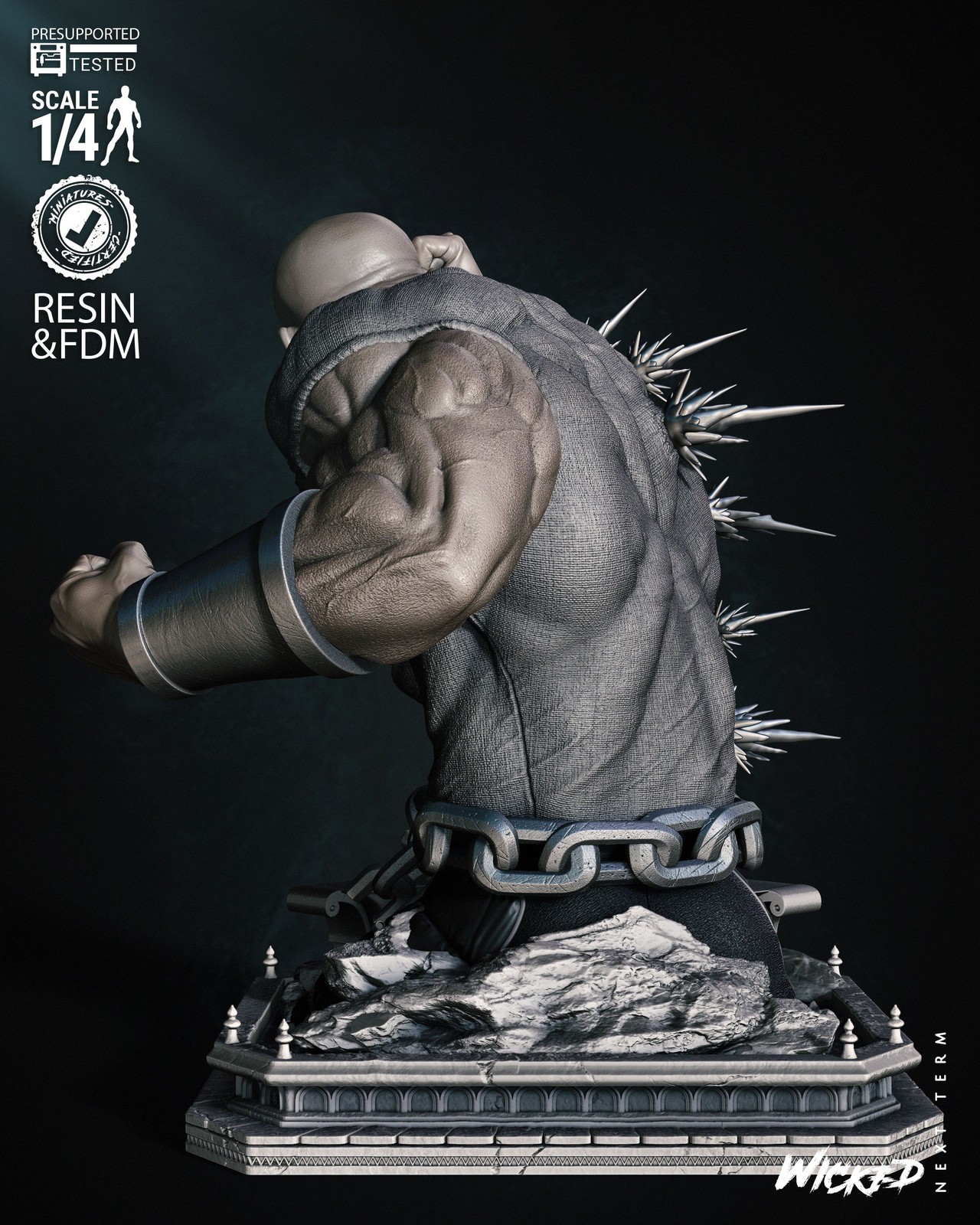 Marvel Luke Cage Power Man Bust - Image 3