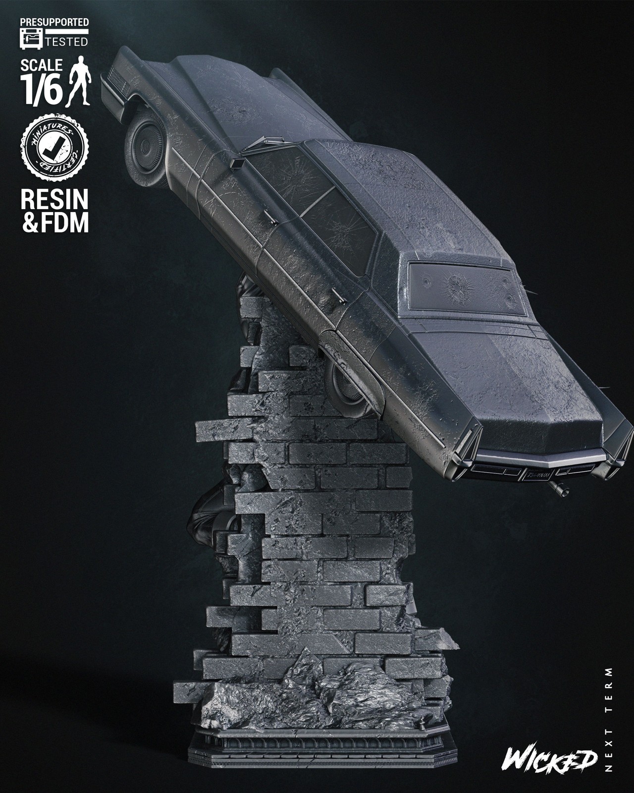 Marvel Power Man Luke Cage Sculpture - Image 3