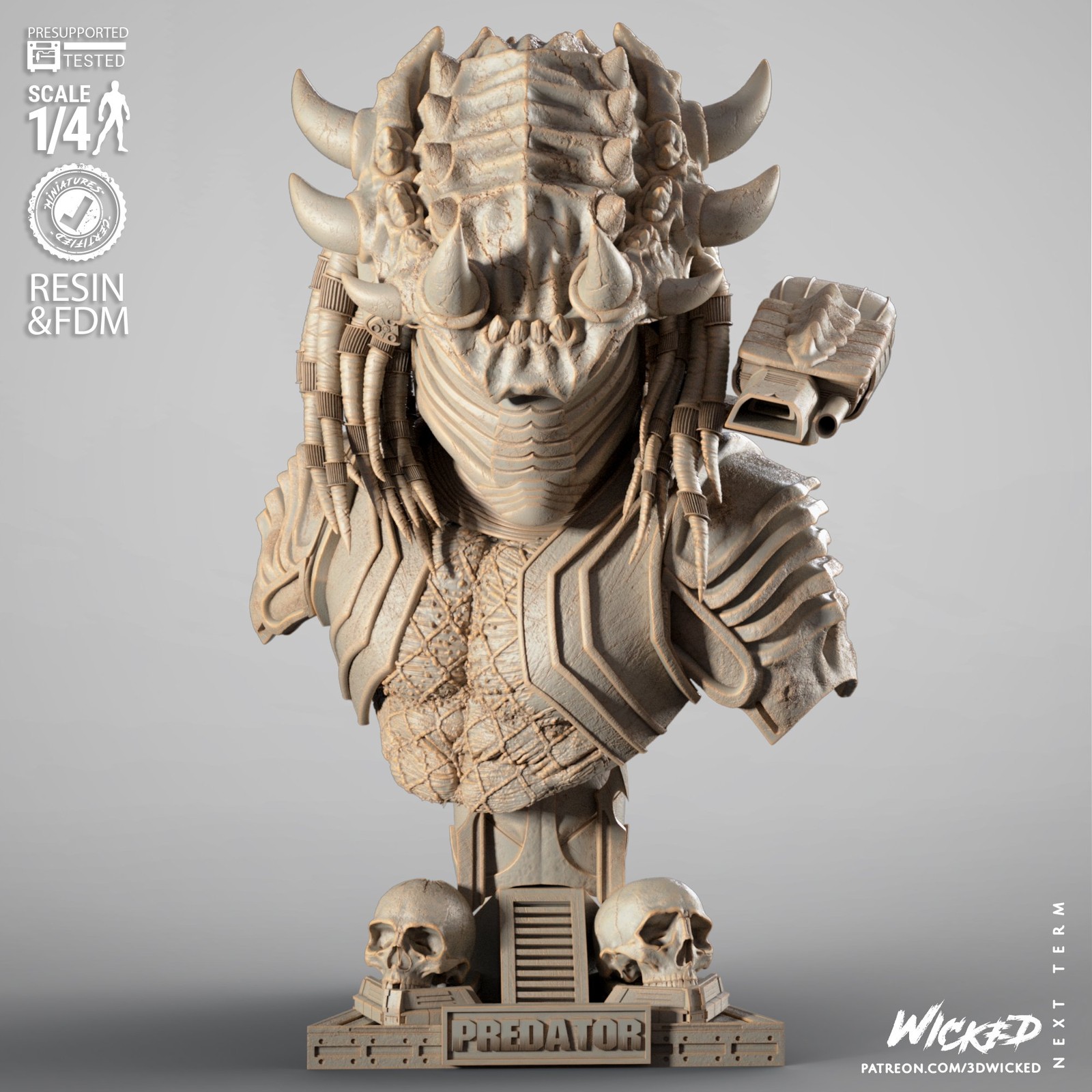 Marvel Predator 2025 Portrait Bust - Image 2