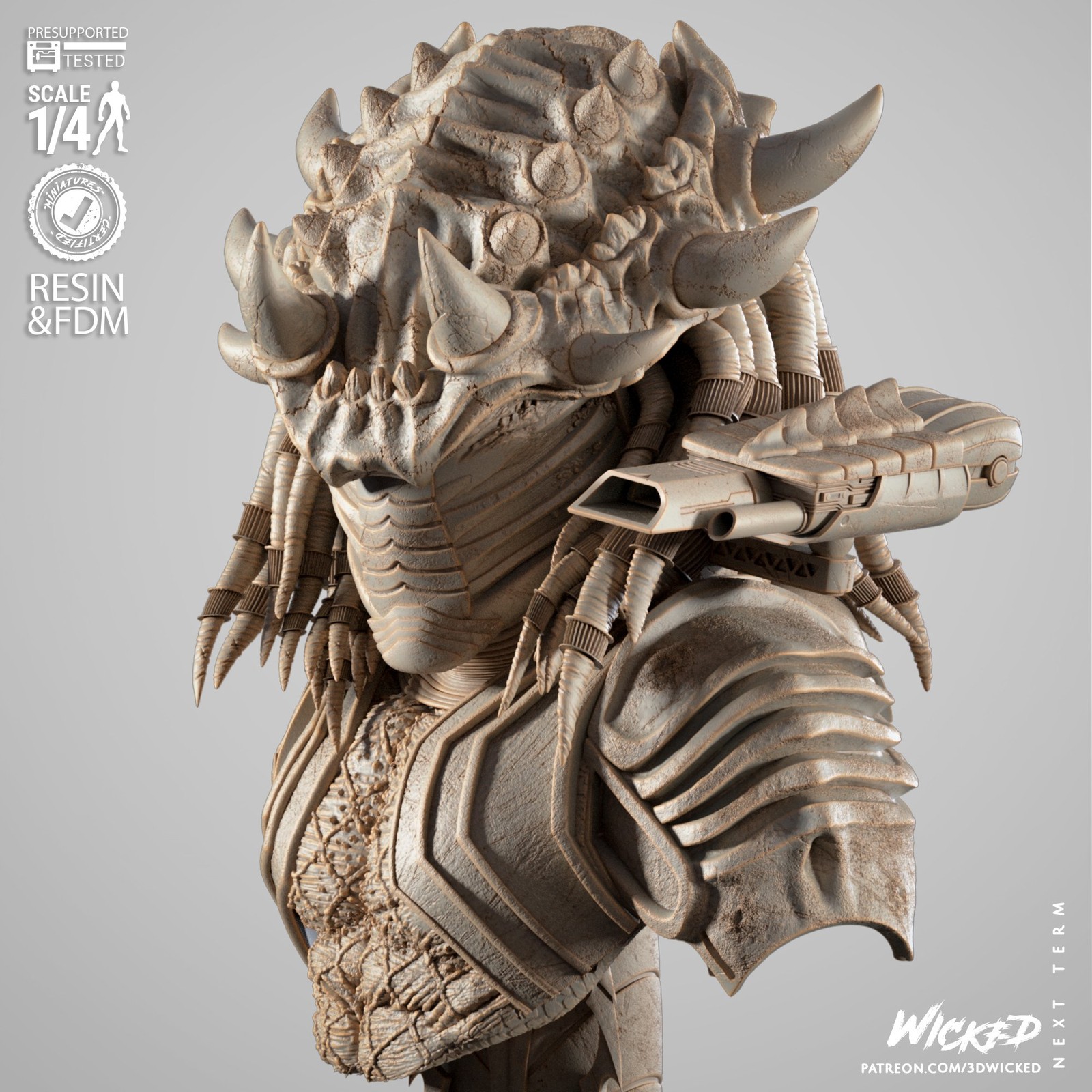 Marvel Predator 2025 Portrait Bust - Image 3