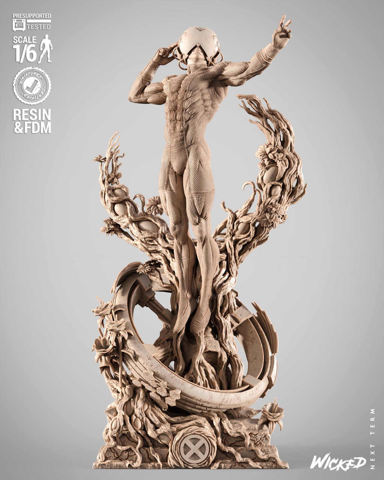 Marvel Professor X Helmet Sculpture