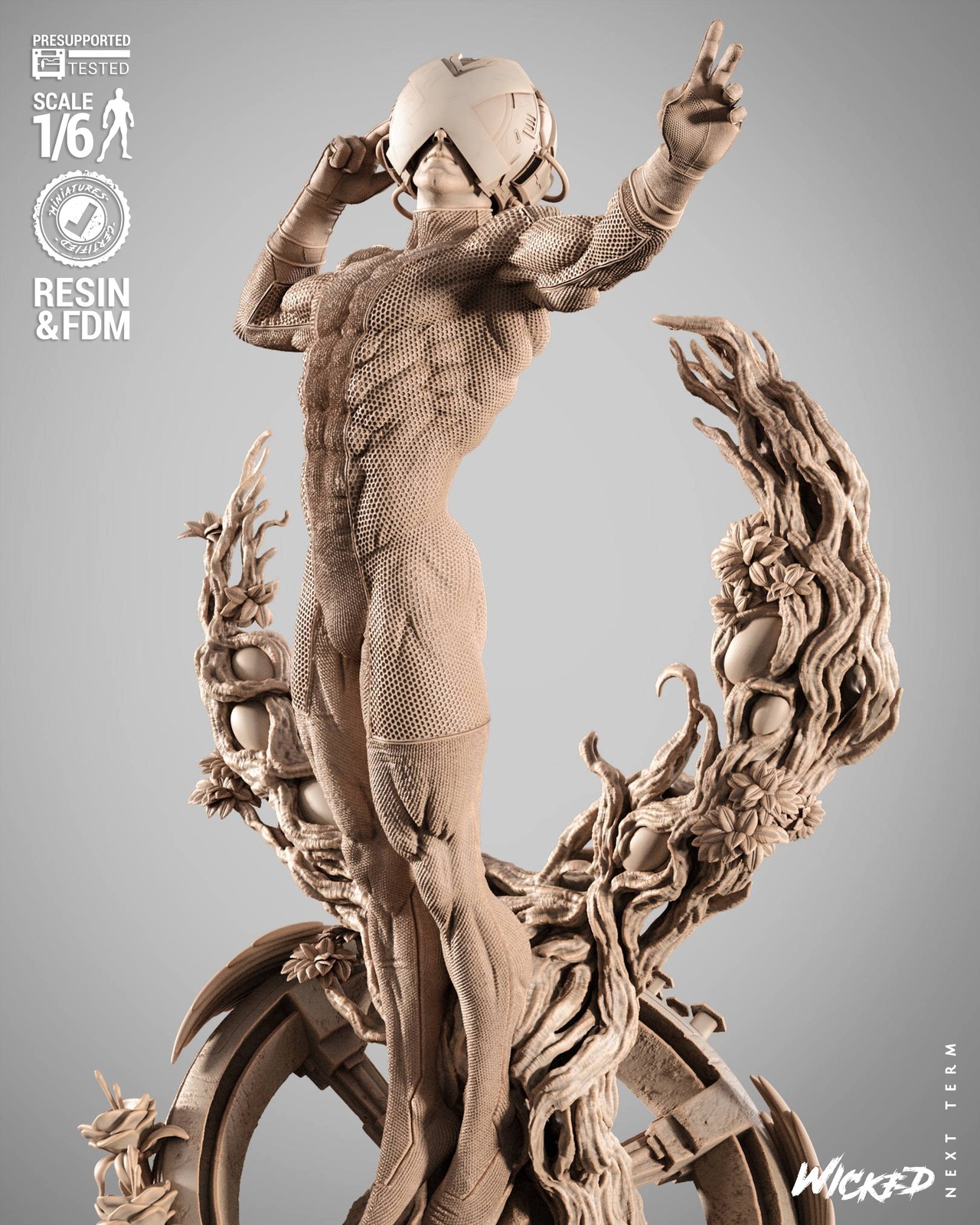 Marvel Professor X Helmet Sculpture - Image 2