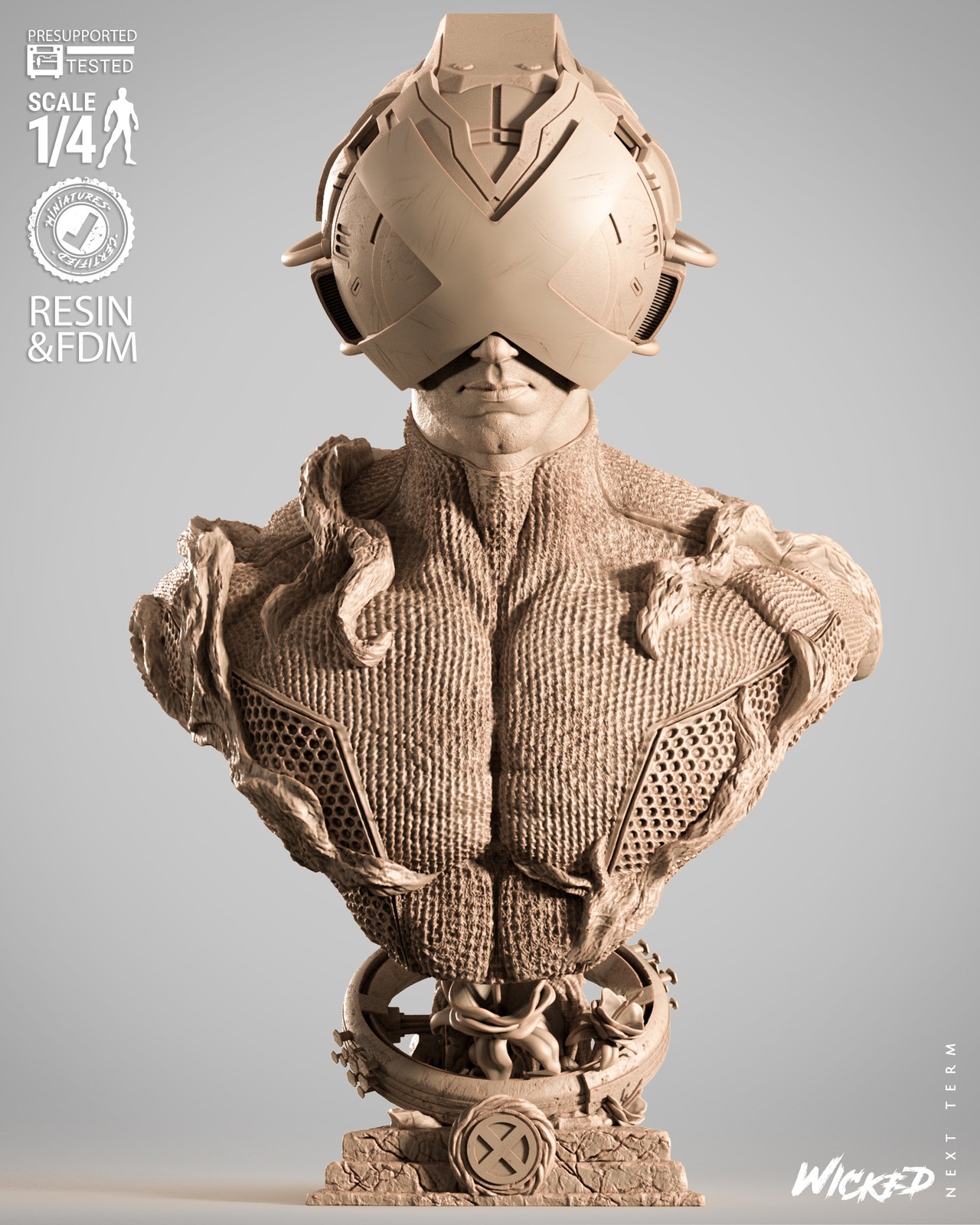 Marvel Professor X Helmet Portrait Bust