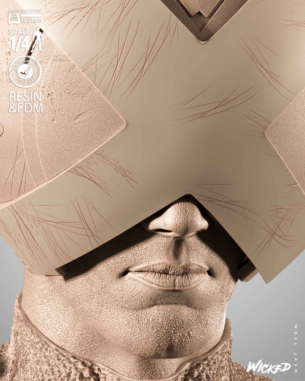Marvel Professor X Helmet Portrait Bust - Image 4