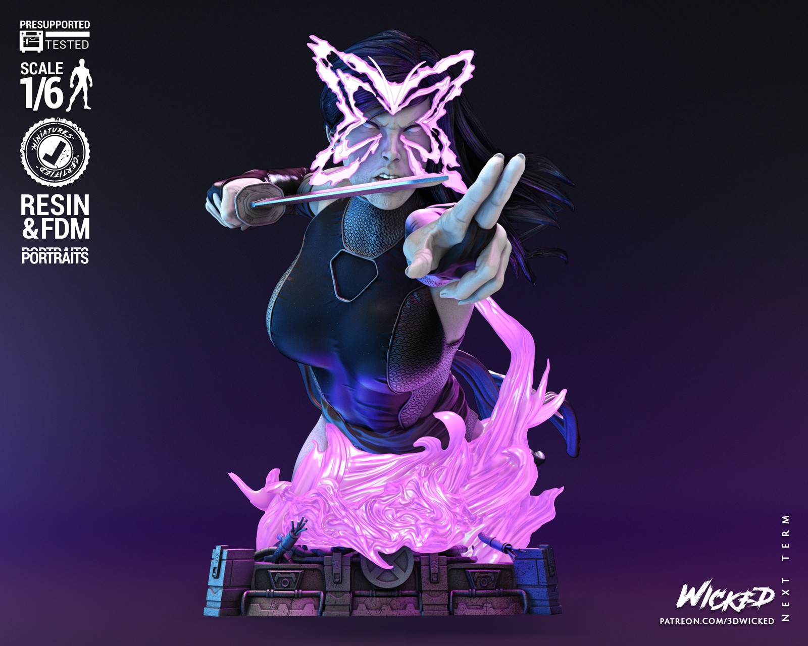 Marvel Psylocke Bust - Image 3