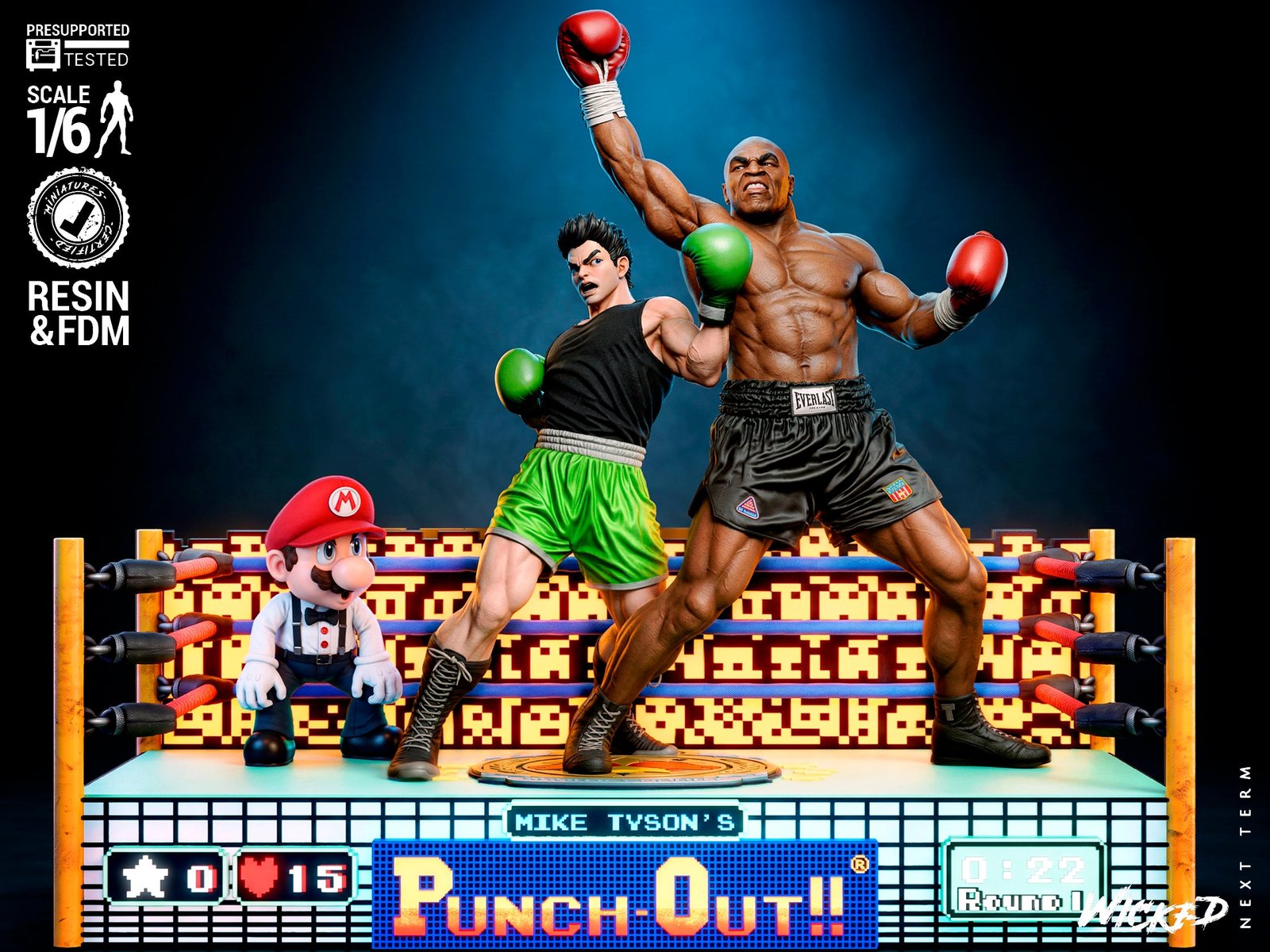 Little Mac Mike Tyson's Punch-Out!! - Diorama - Image 2
