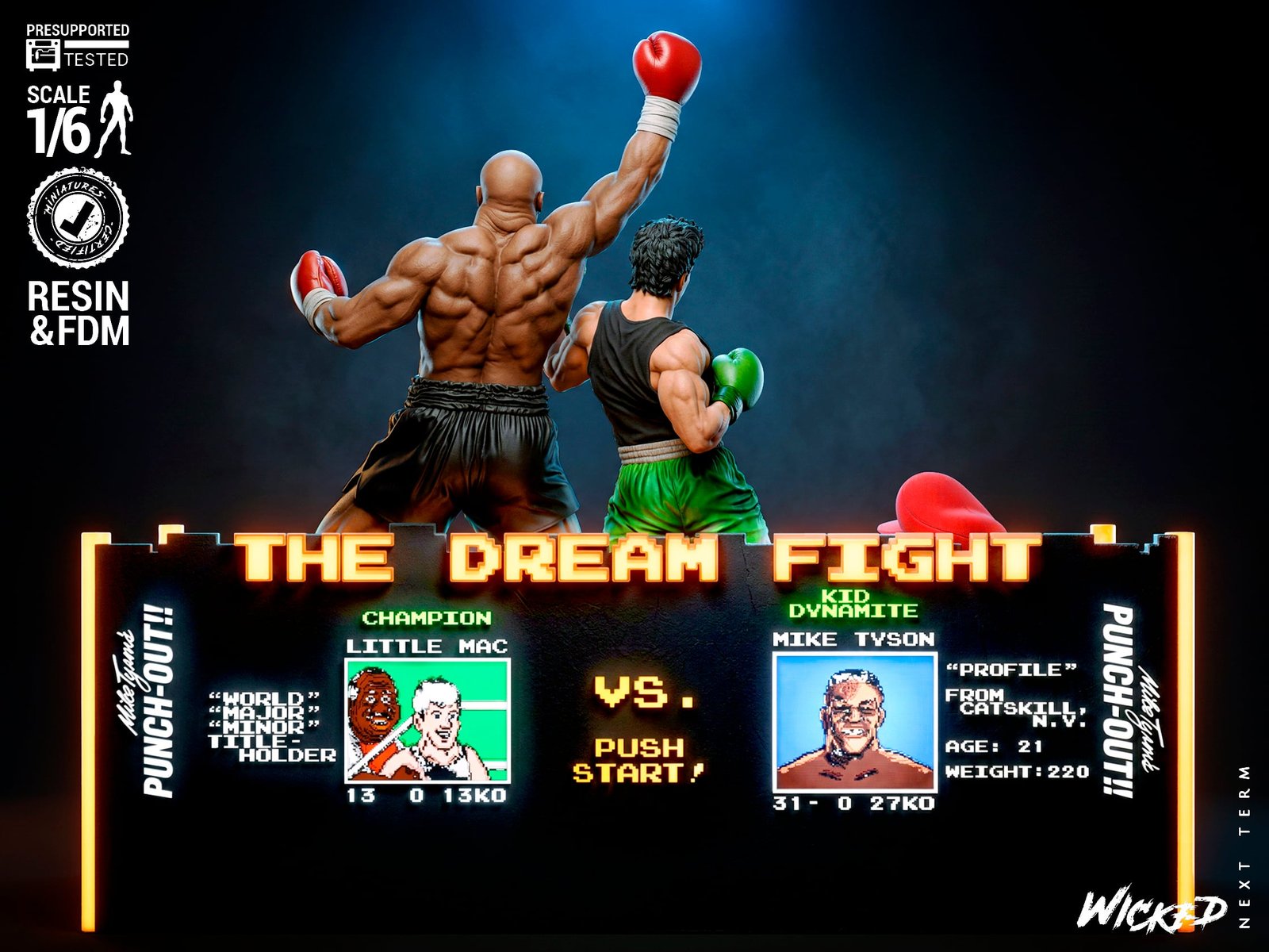 Little Mac Mike Tyson's Punch-Out!! - Diorama - Image 3