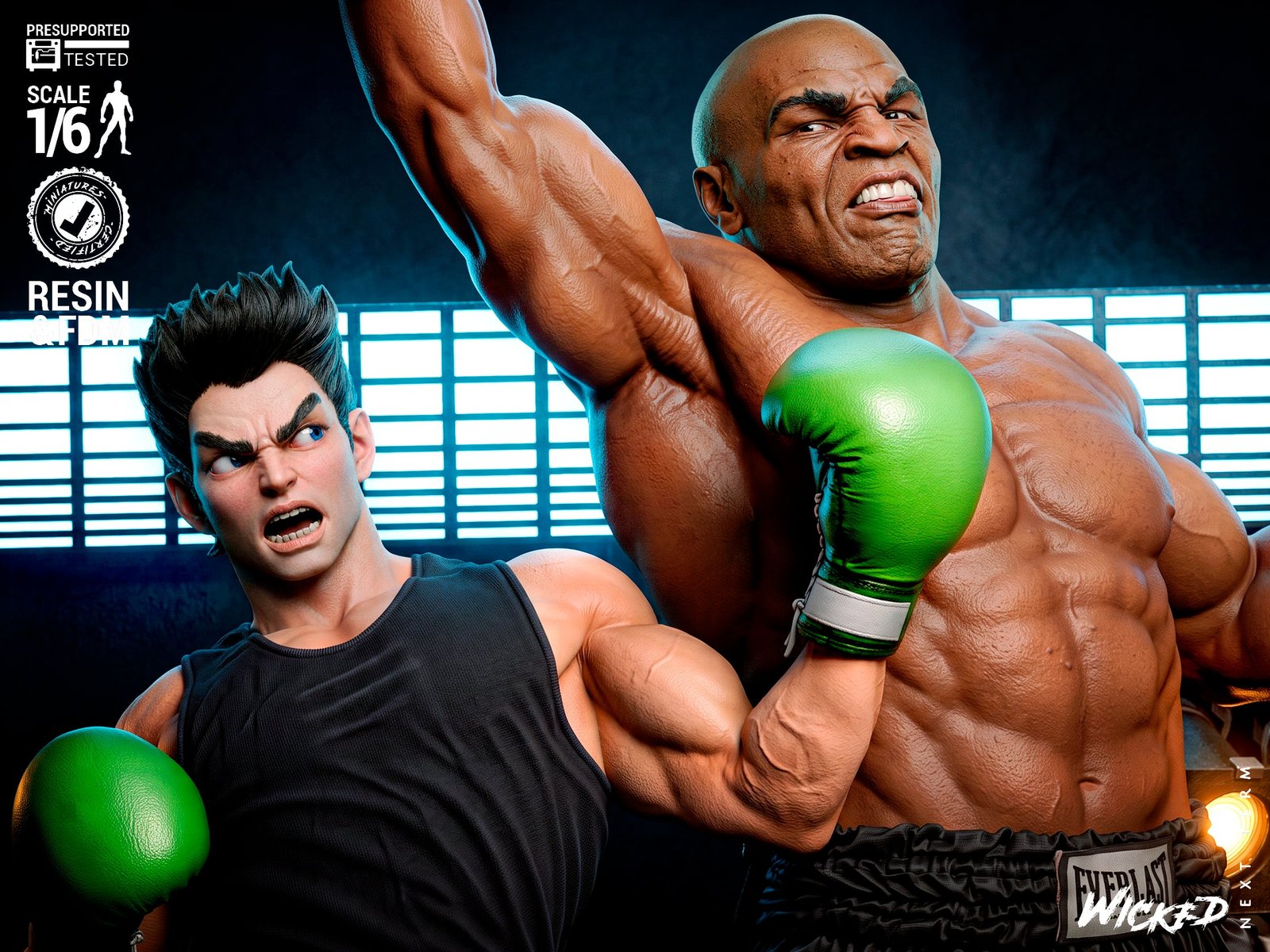 Little Mac Mike Tyson's Punch-Out!! - Diorama - Image 4