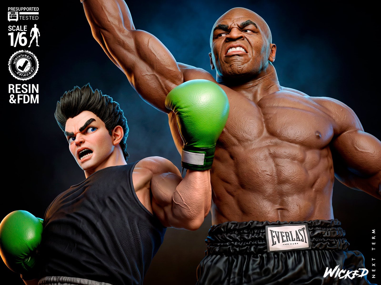 Little Mac Mike Tyson's Punch-Out!! - Diorama - Image 5