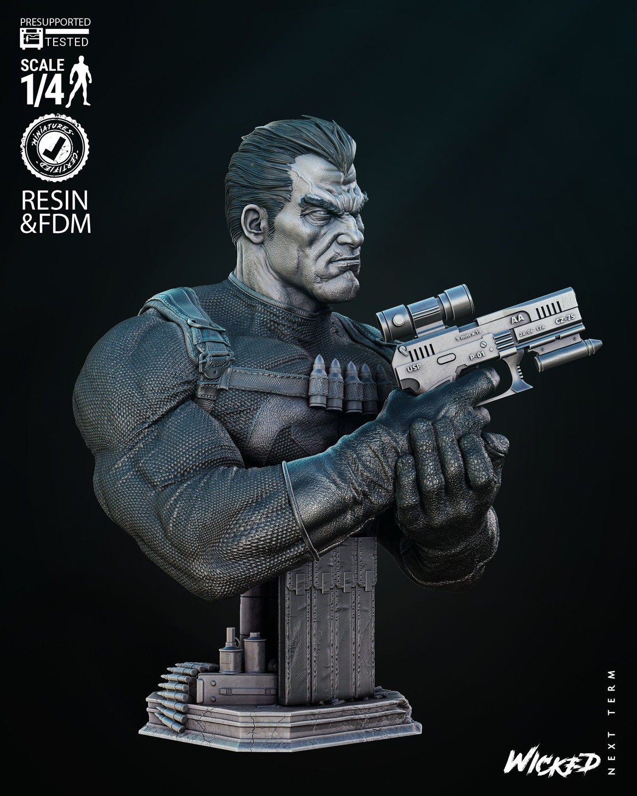 Marvel Punisher 2024 Bust - Image 2