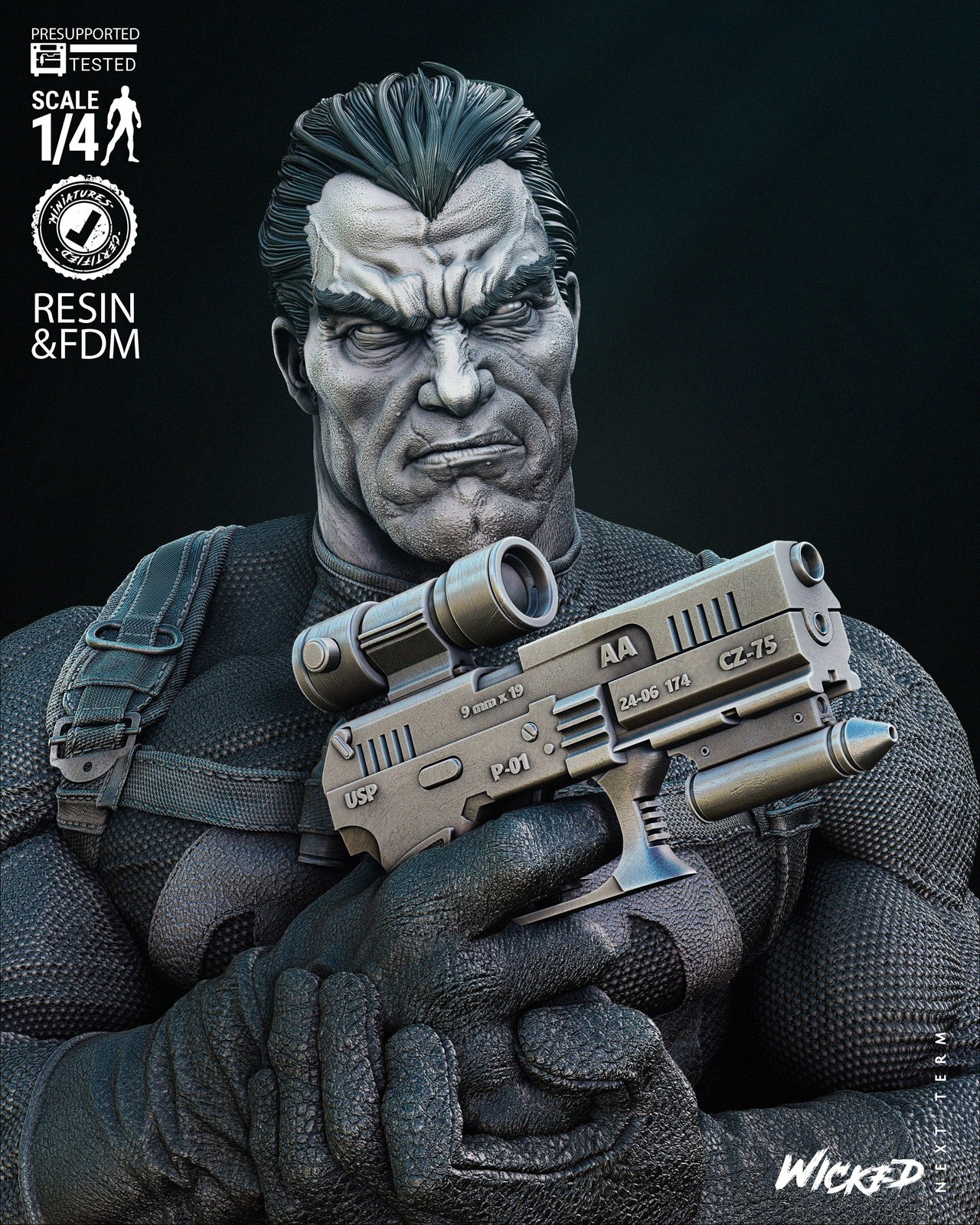 Marvel Punisher 2024 Bust - Image 5