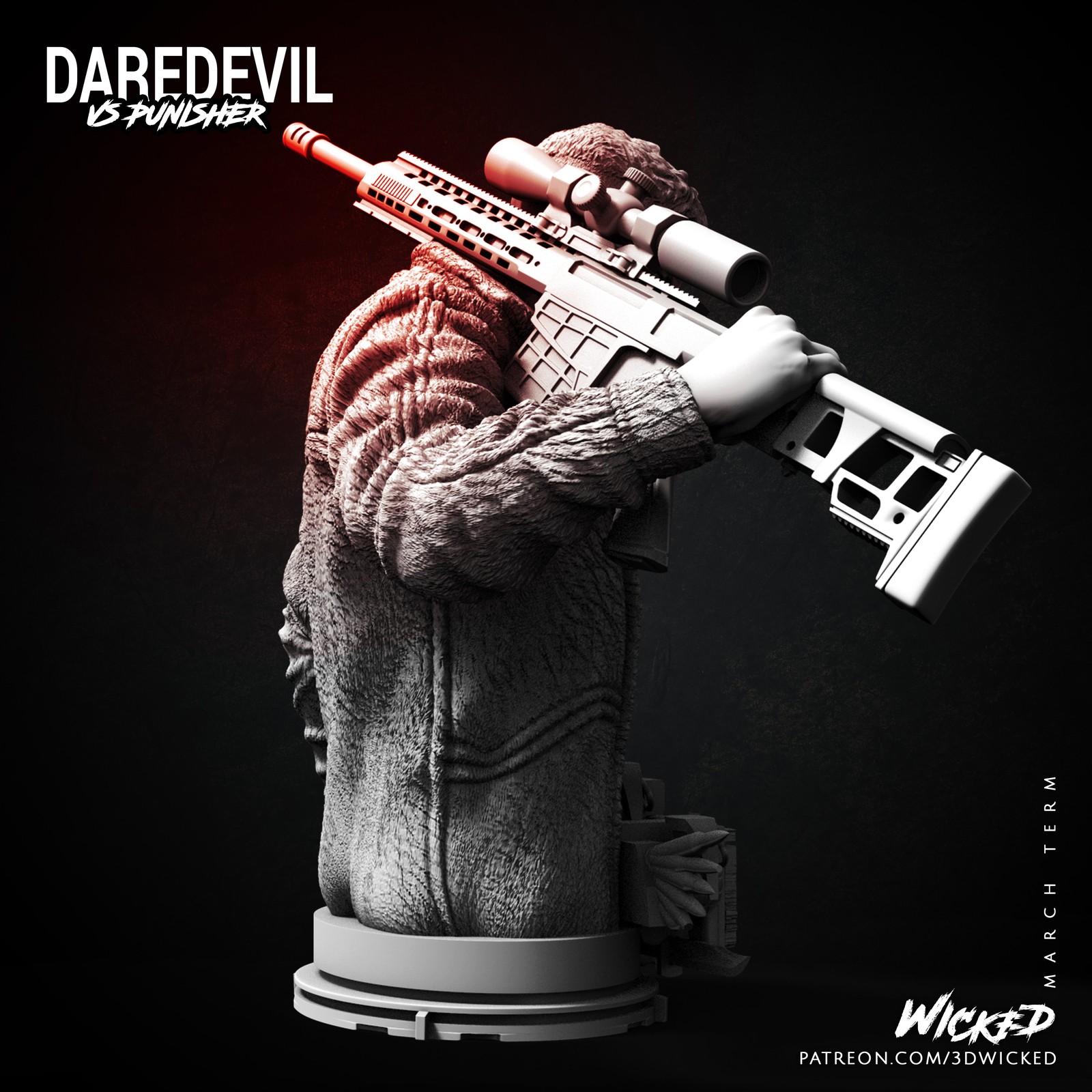 Marvel Netflix Punisher Bust - Image 2