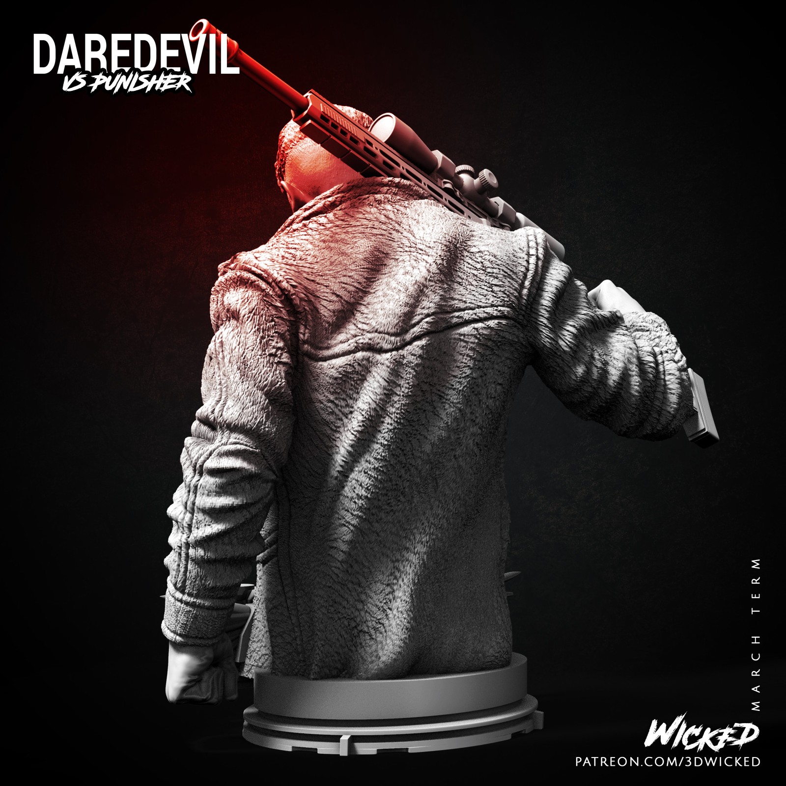 Marvel Netflix Punisher Bust - Image 3