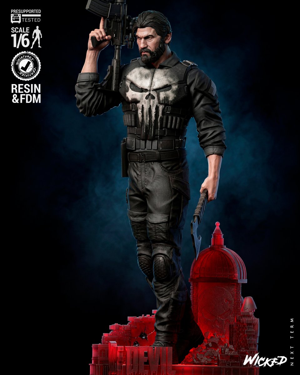 Marvel April 2026 Term Punisher Born Again Sculpture - Image 2
