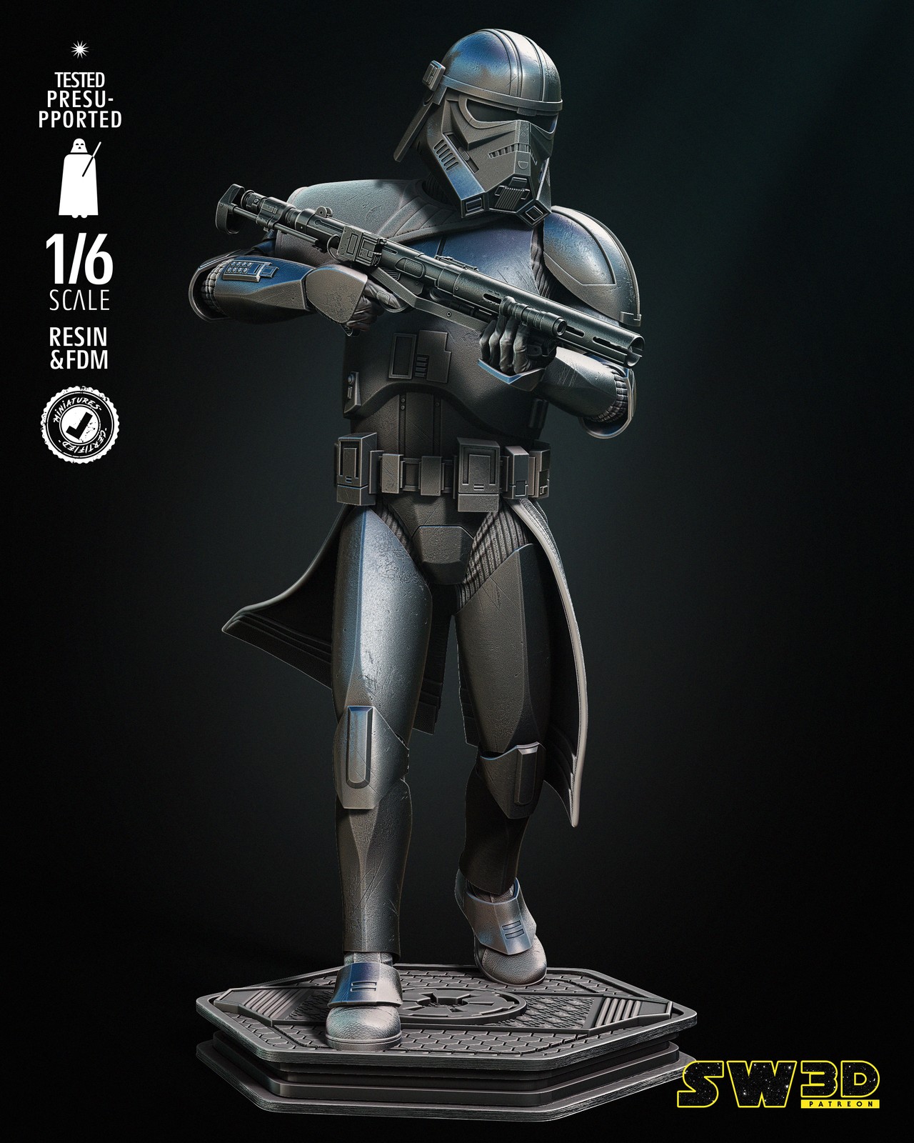 Purge Trooper Sculpture