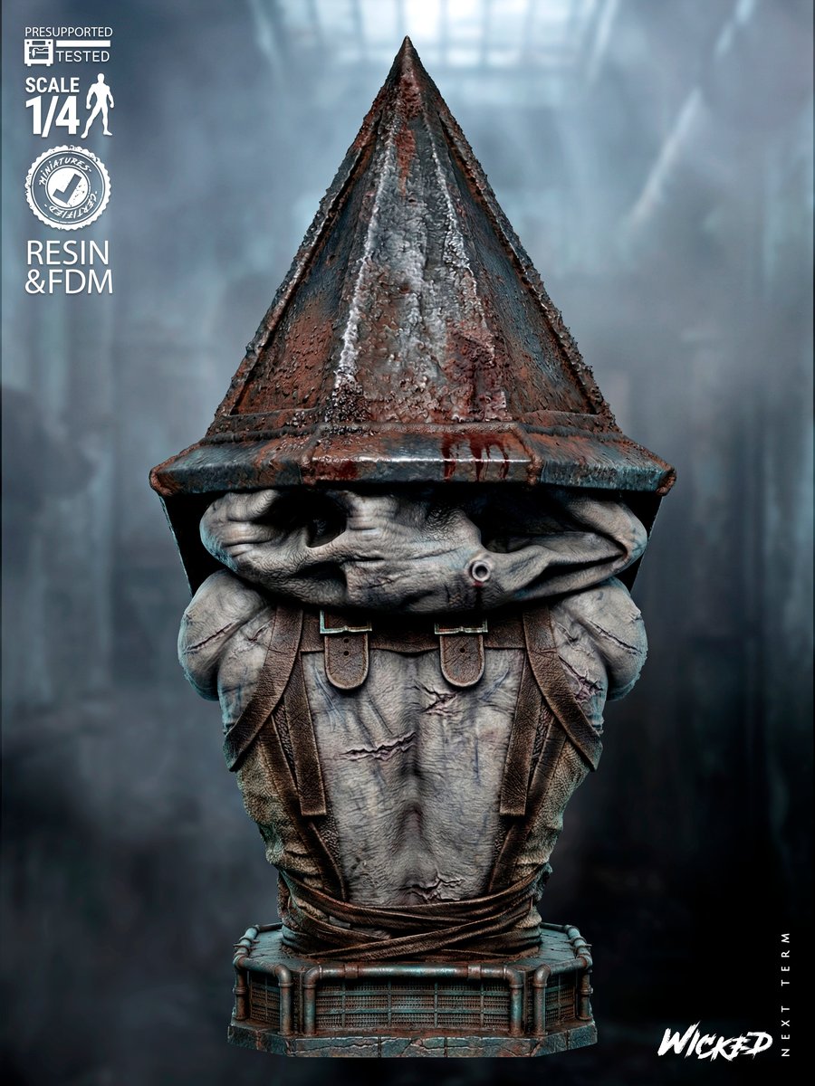 Pyramid Head Portrait Bust - Image 3