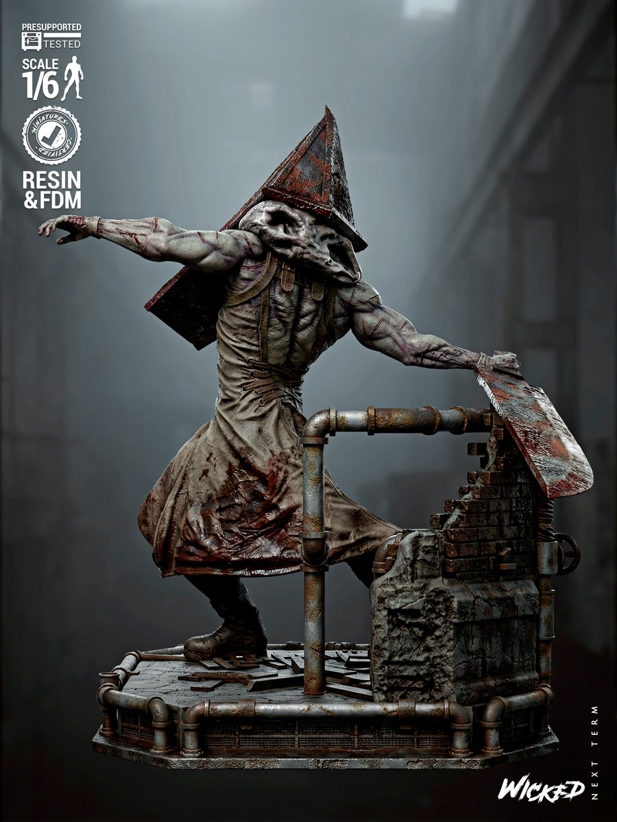 Video Games Pyramid Head Sculpture - Image 3
