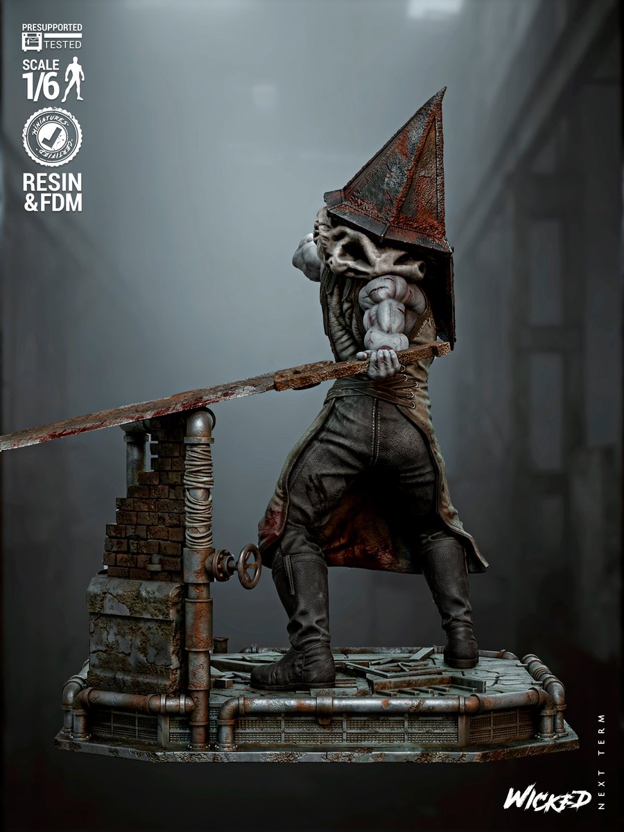Video Games Pyramid Head Sculpture - Image 4
