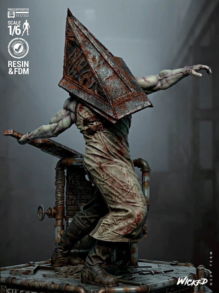 Video Games Pyramid Head Sculpture - Image 5