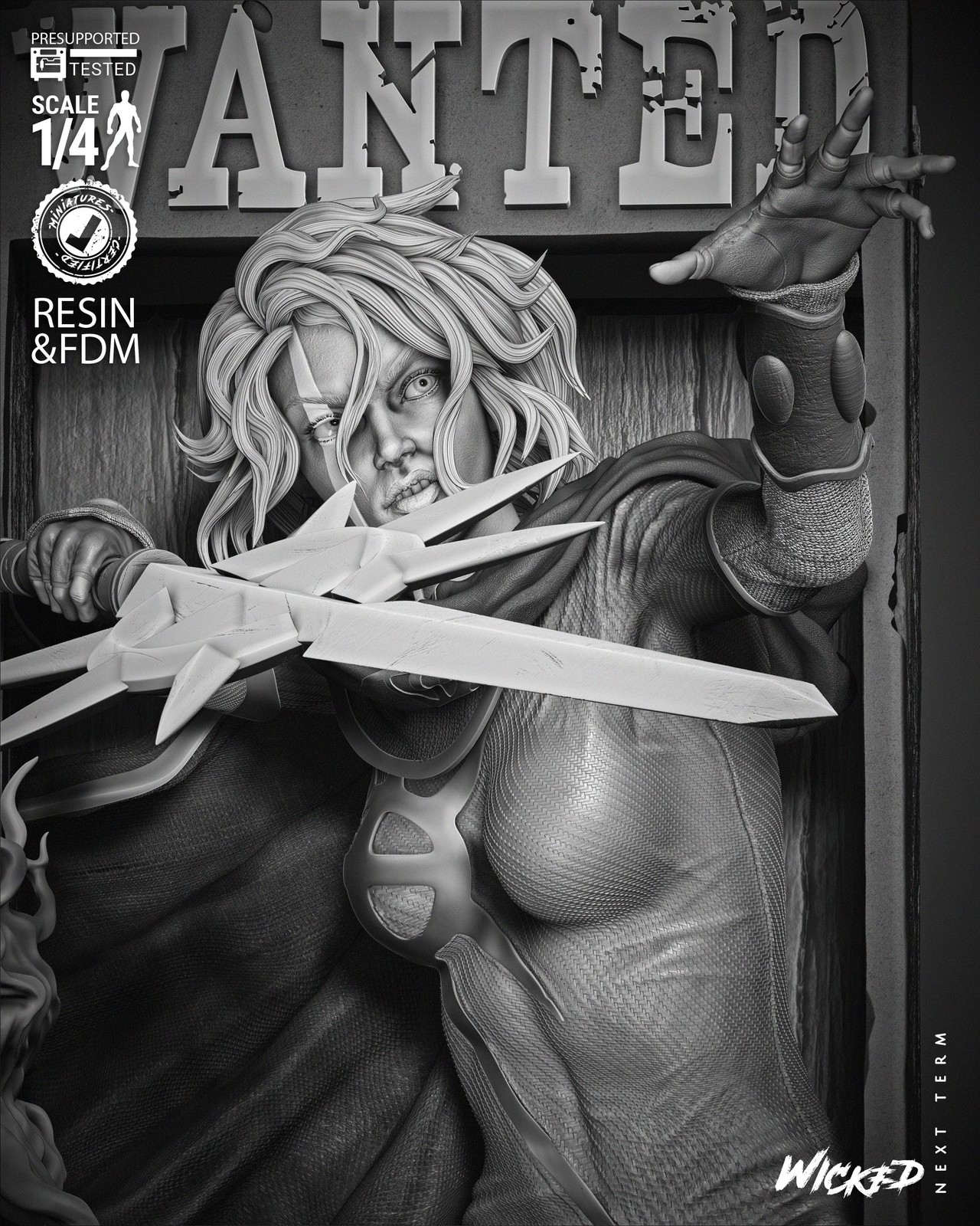 Marvel Quasar Bust Poster - Image 5