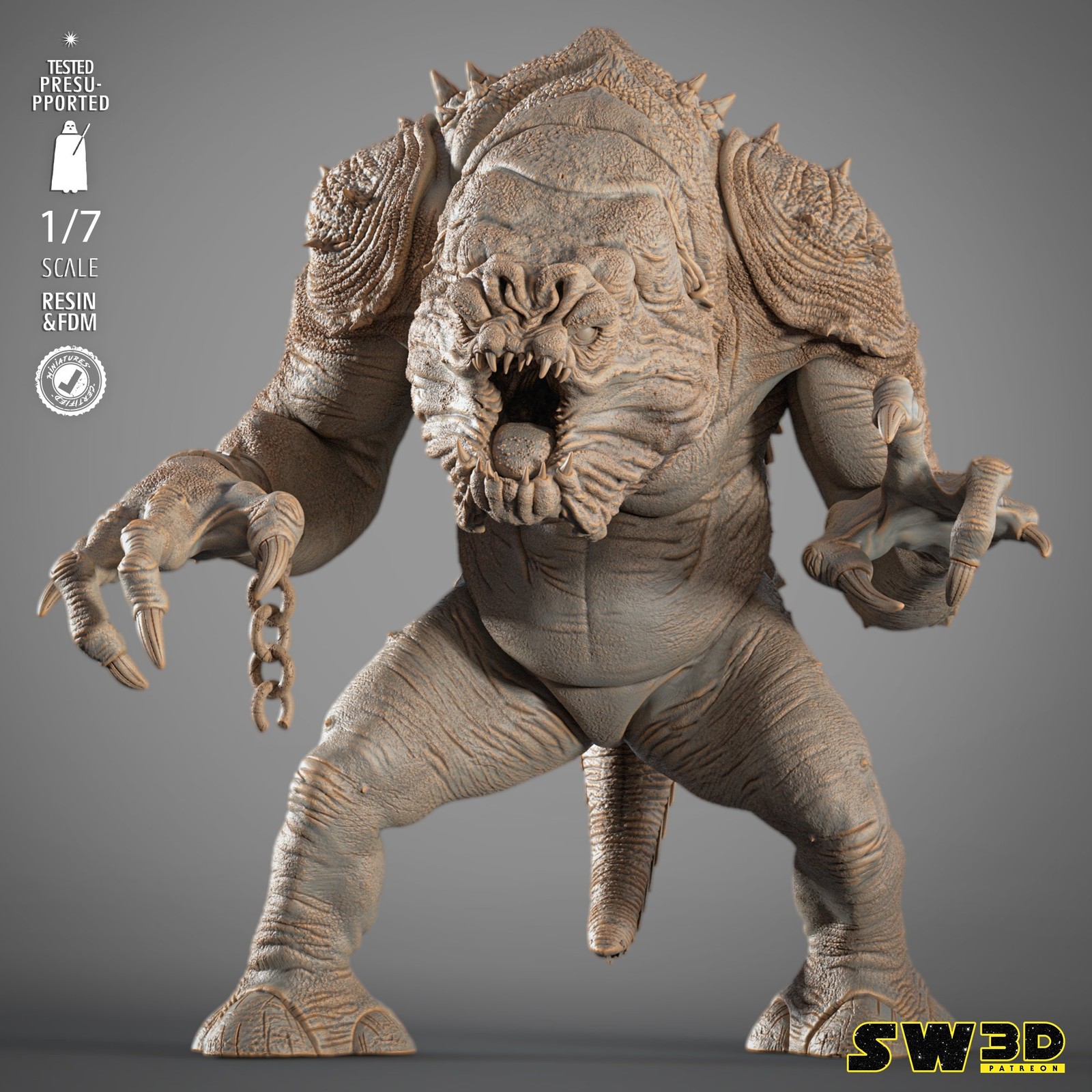 Rancor Sculpture