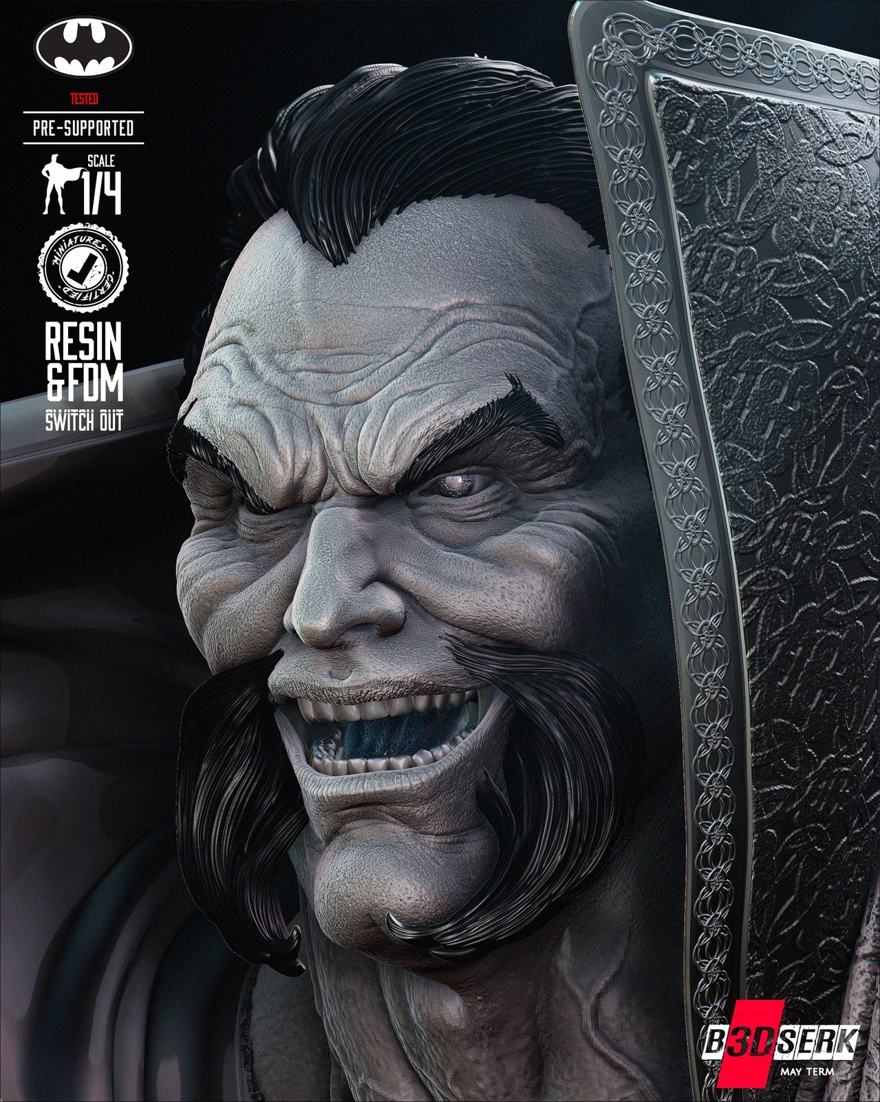 Ra's Al Ghul Bust Portrait - Image 3