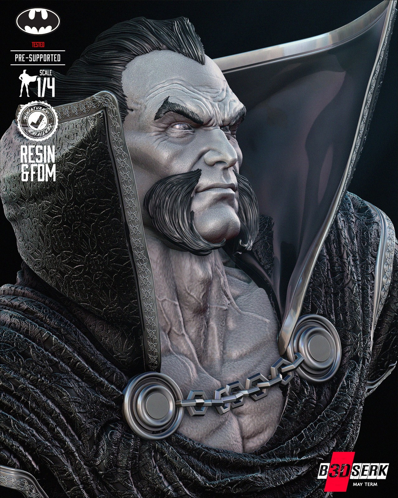 Ra's Al Ghul Bust Portrait - Image 5