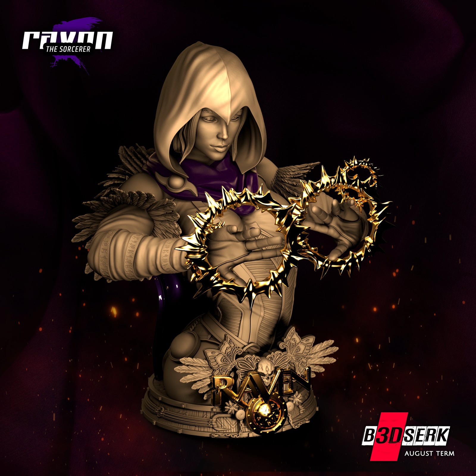 Raven Bust 1/4 - Image 2