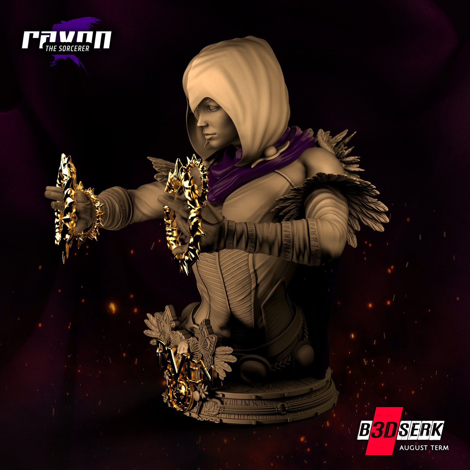 Raven Bust 1/4 - Image 3