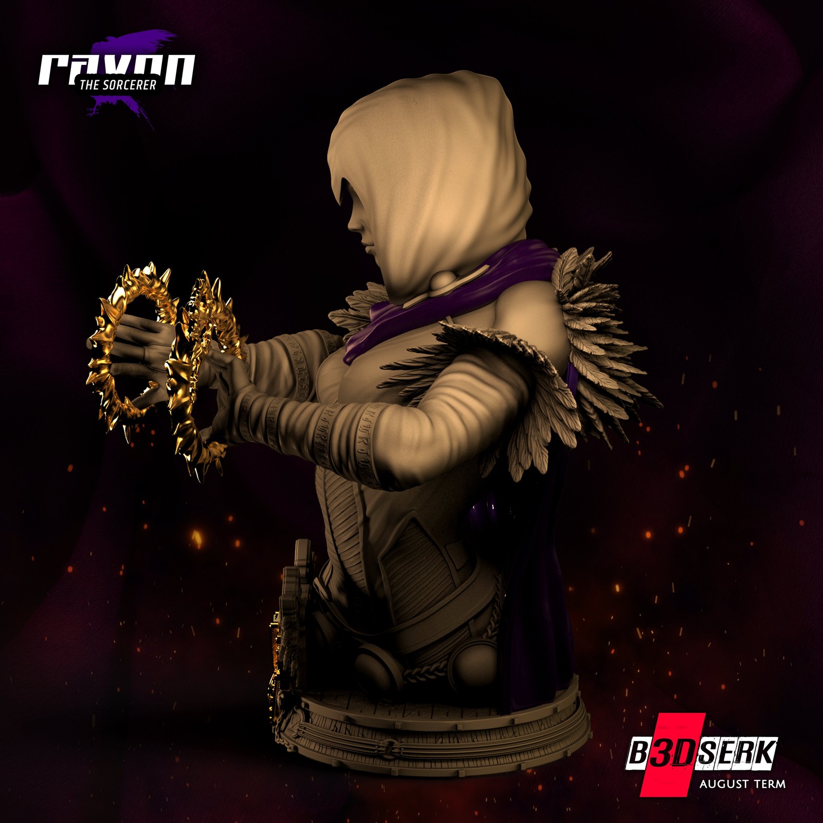 Raven Bust 1/4 - Image 4