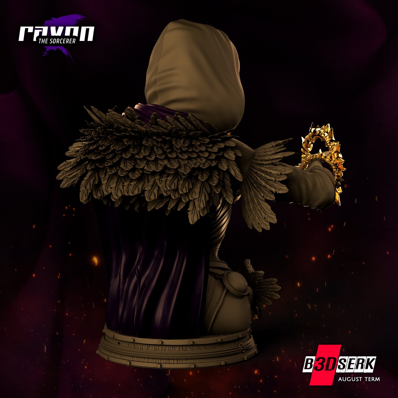 Raven Bust 1/4 - Image 5