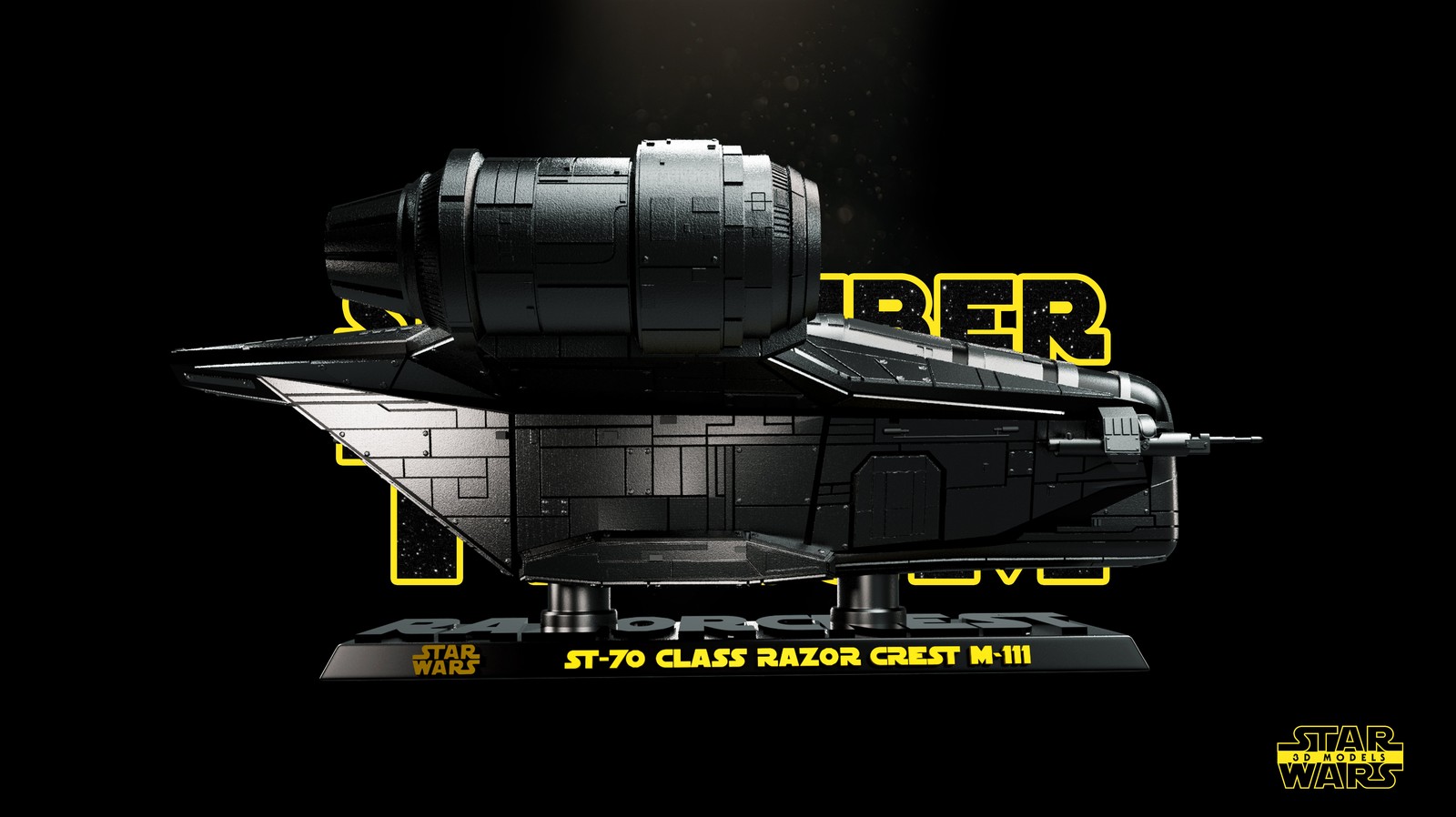 Razor Crest Ship Sculpture - Image 2