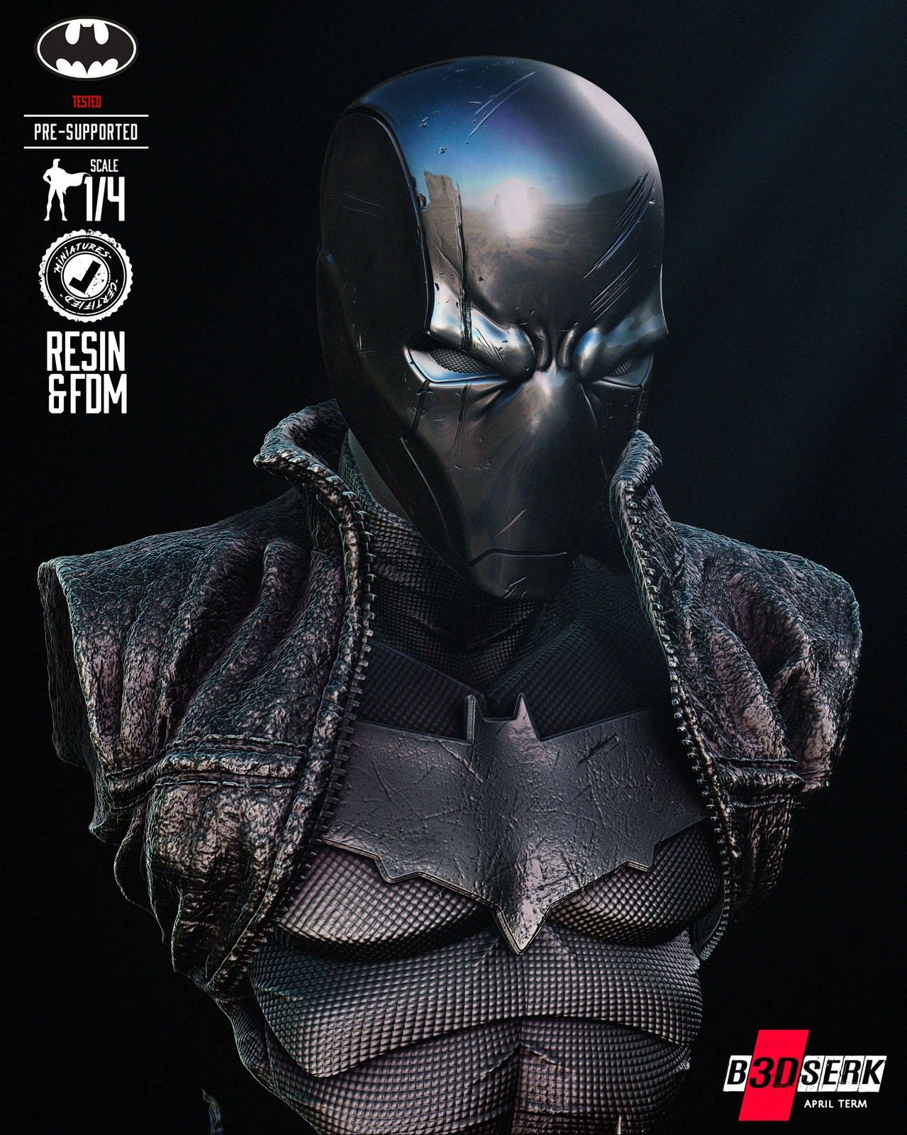 Red Hood Portrait Bust - Image 3