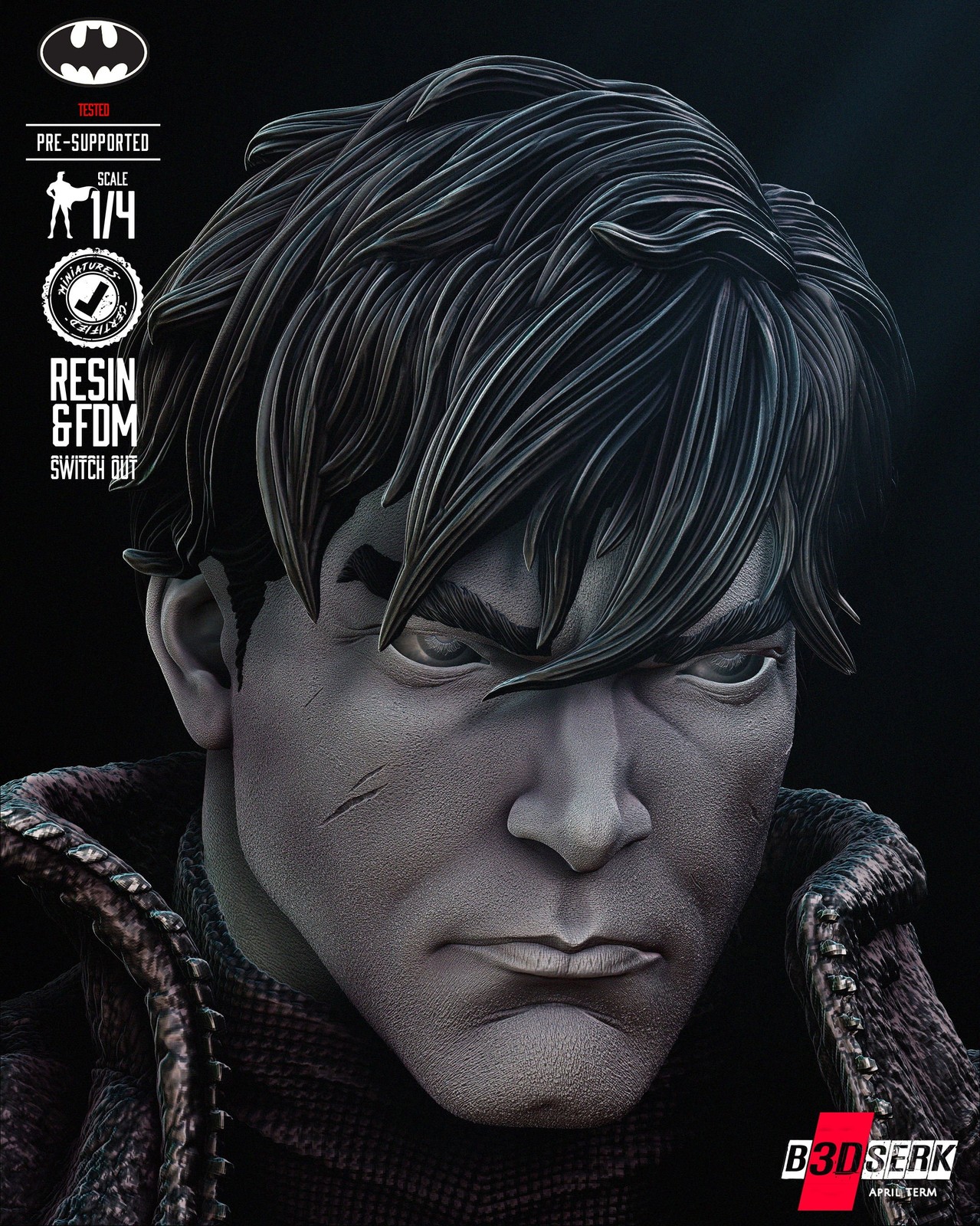 Red Hood Portrait Bust - Image 4
