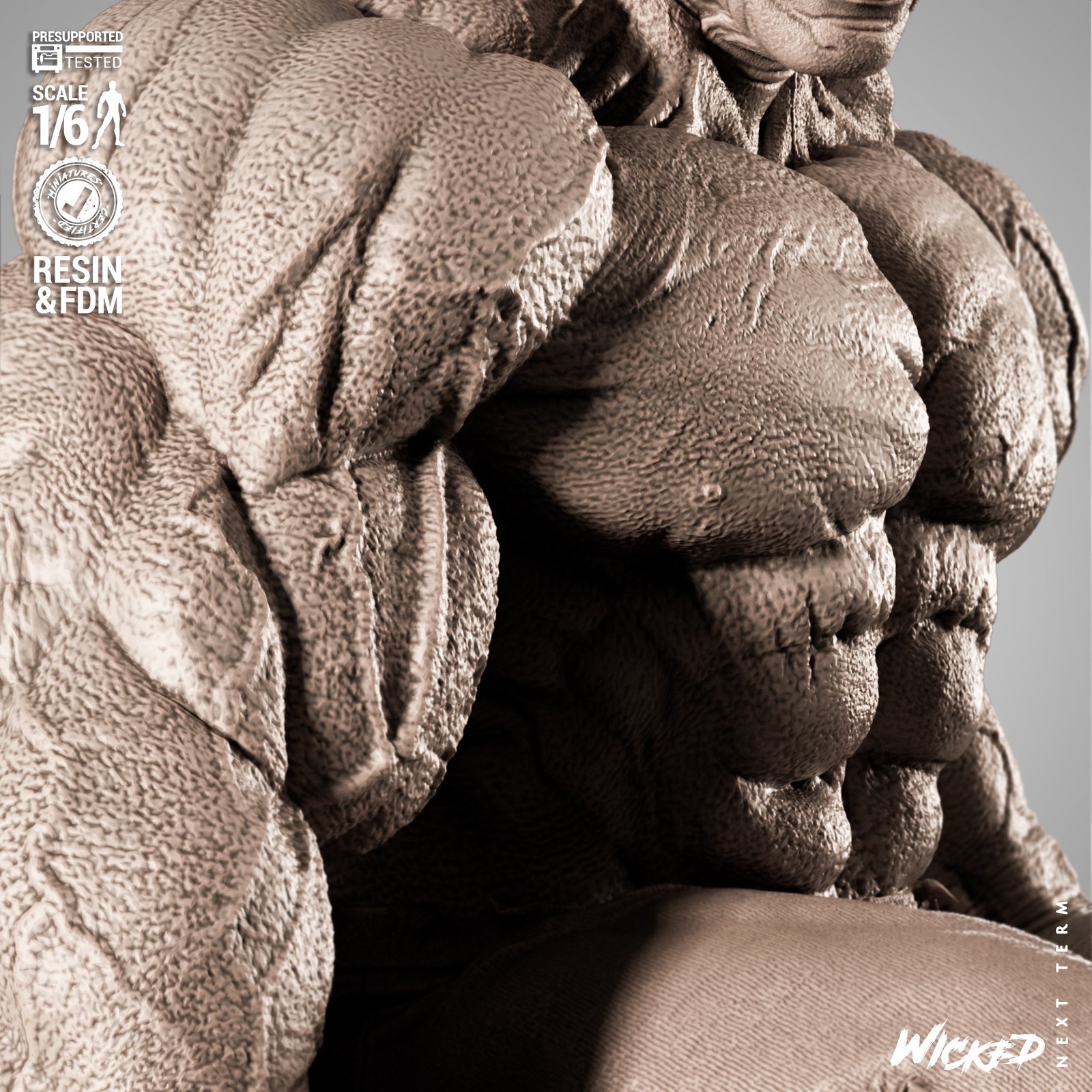 Marvel Red Hulk Sculpture - Image 5