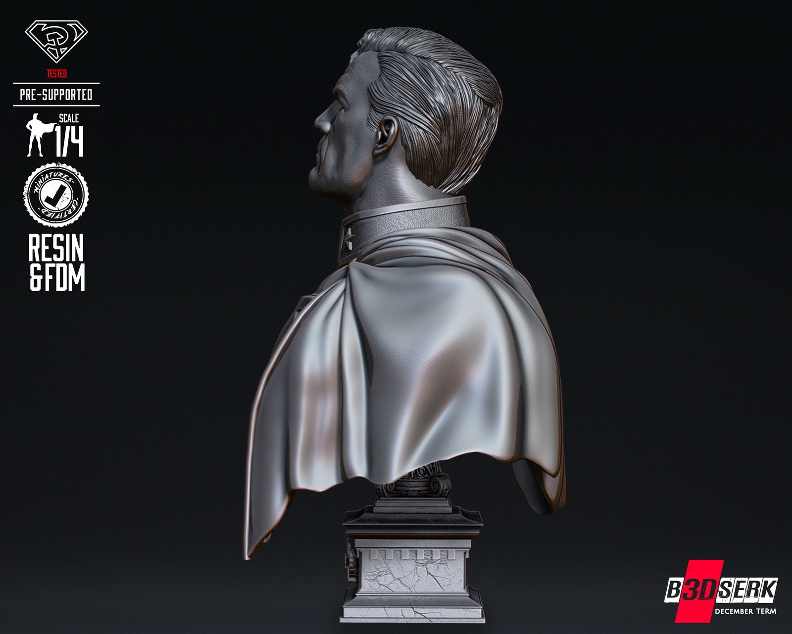 Red Son Superman Bust - Image 5