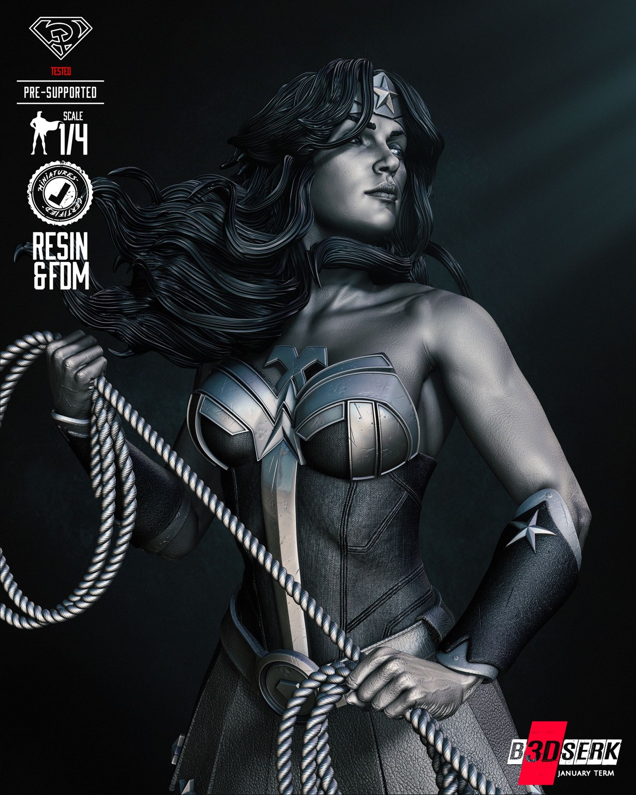 Red Son Wonder Woman Bust - Image 2