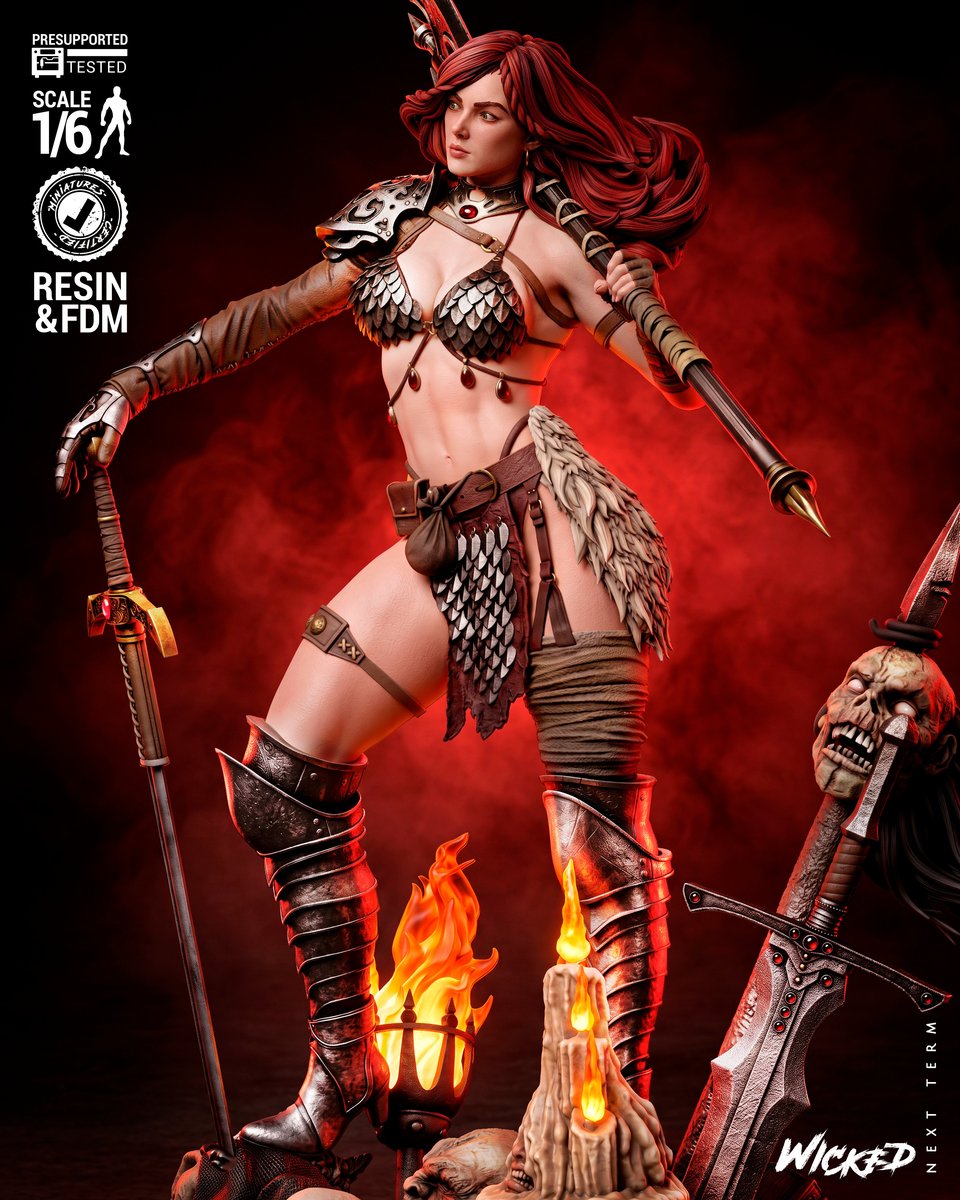 Marvel June 2026 Term Red Sonja Sculpture - Image 2