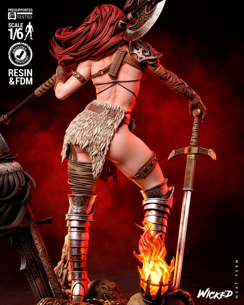 Marvel June 2026 Term Red Sonja Sculpture - Image 3
