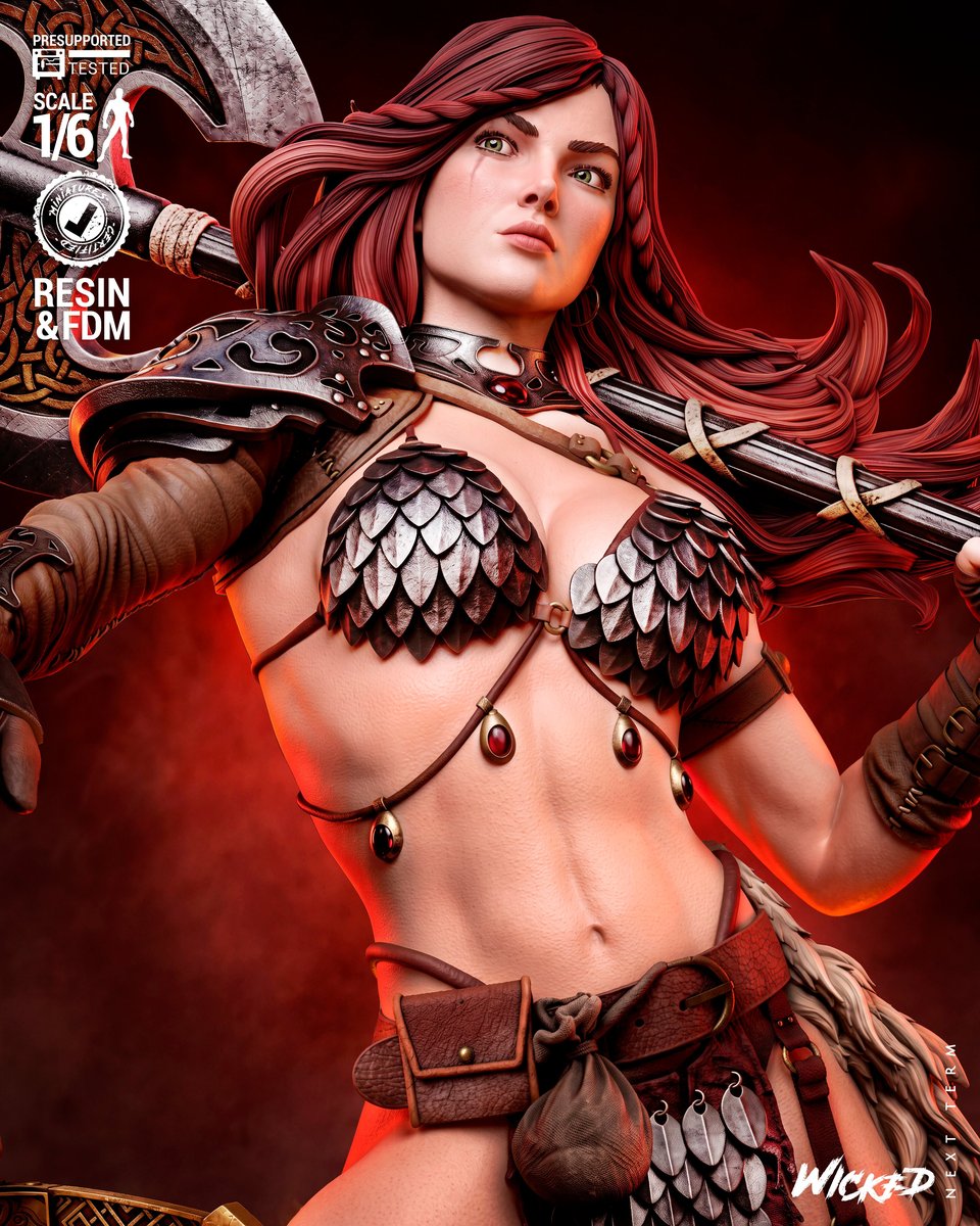 Marvel June 2026 Term Red Sonja Sculpture - Image 5