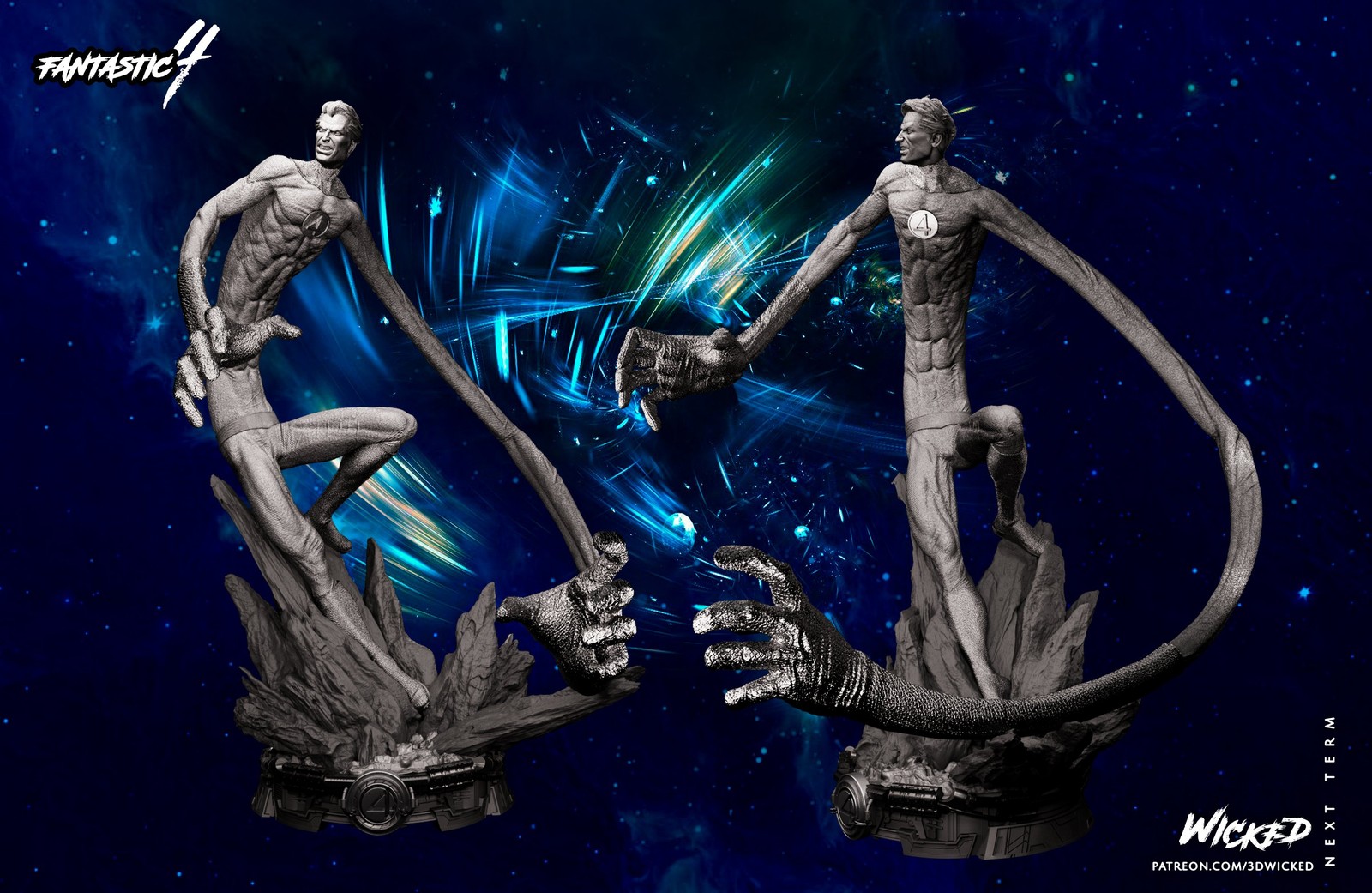 Marvel Reed Richards Sculpture - Image 2